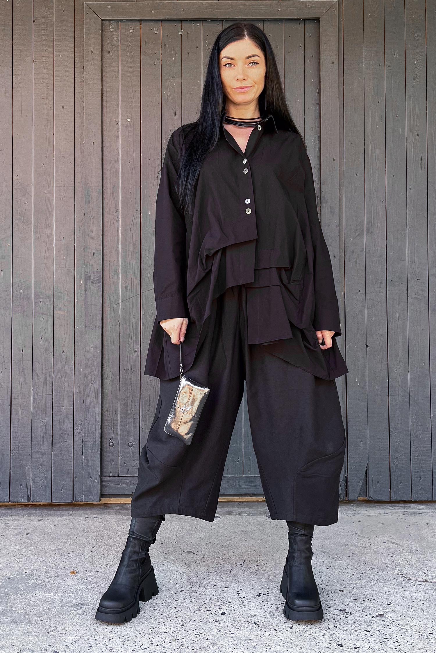 Tulpige Hose - Schwarz - 253661