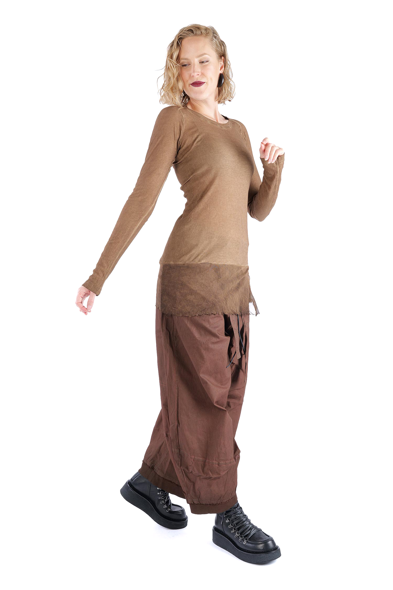 Longsleeve mit Tüll - Dakar cloud - 2262340503