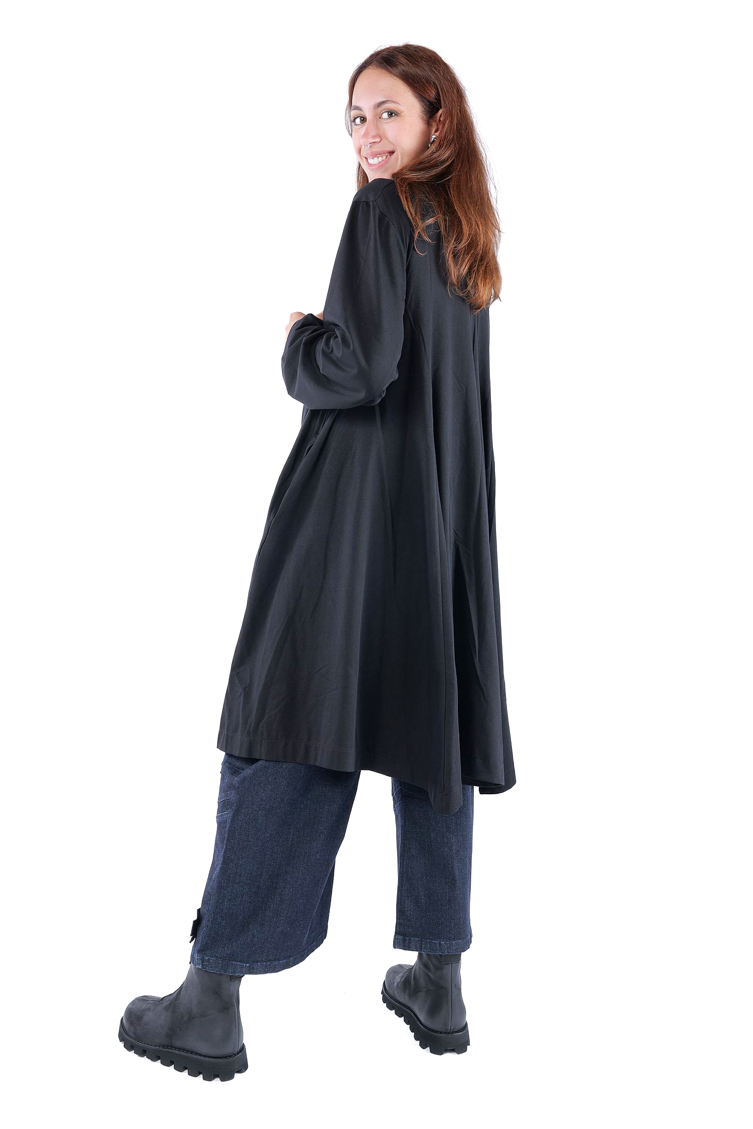 Mantelkleid - Schwarz - 26.2-KHS202