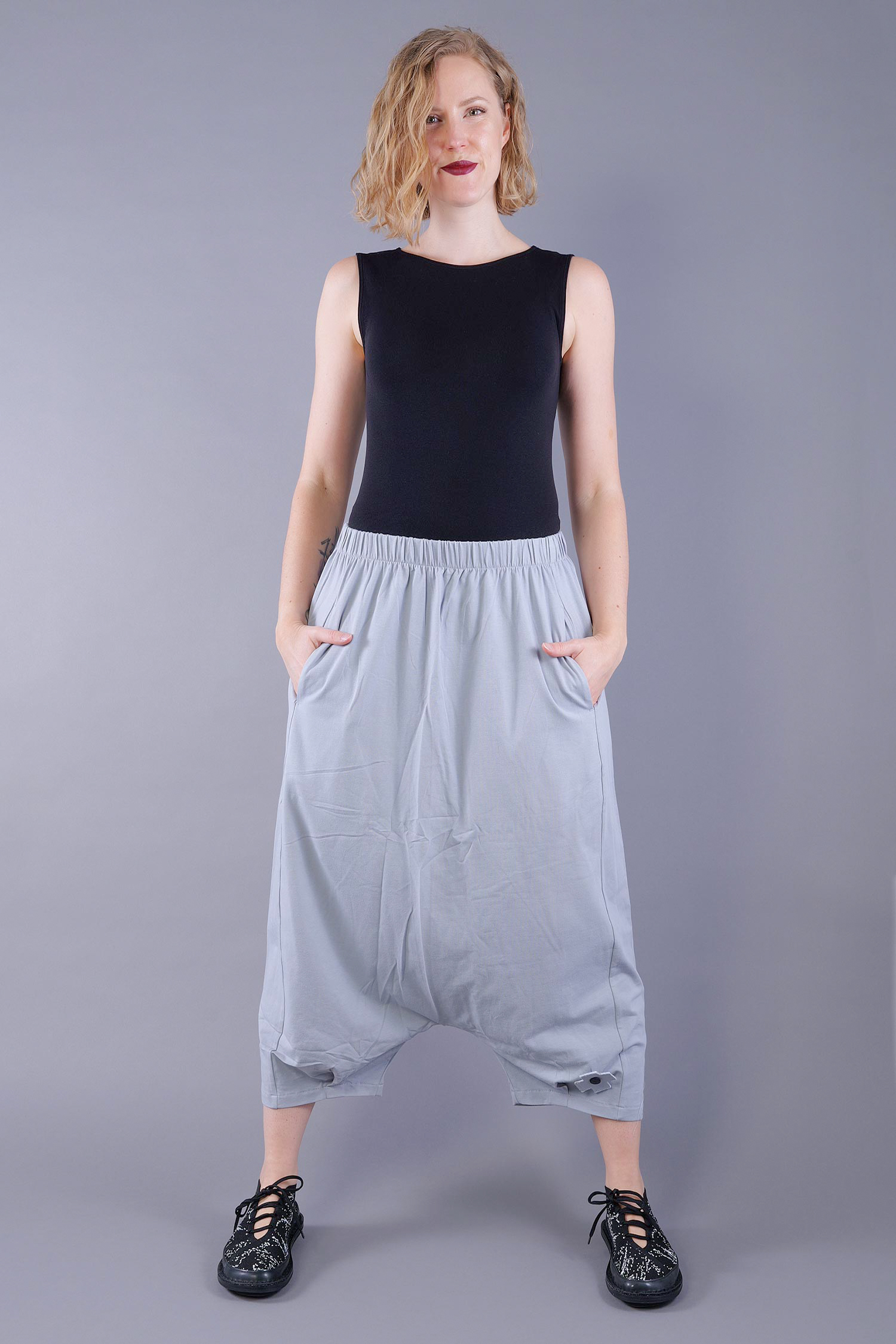 Haremshose - Light grey - 1053
