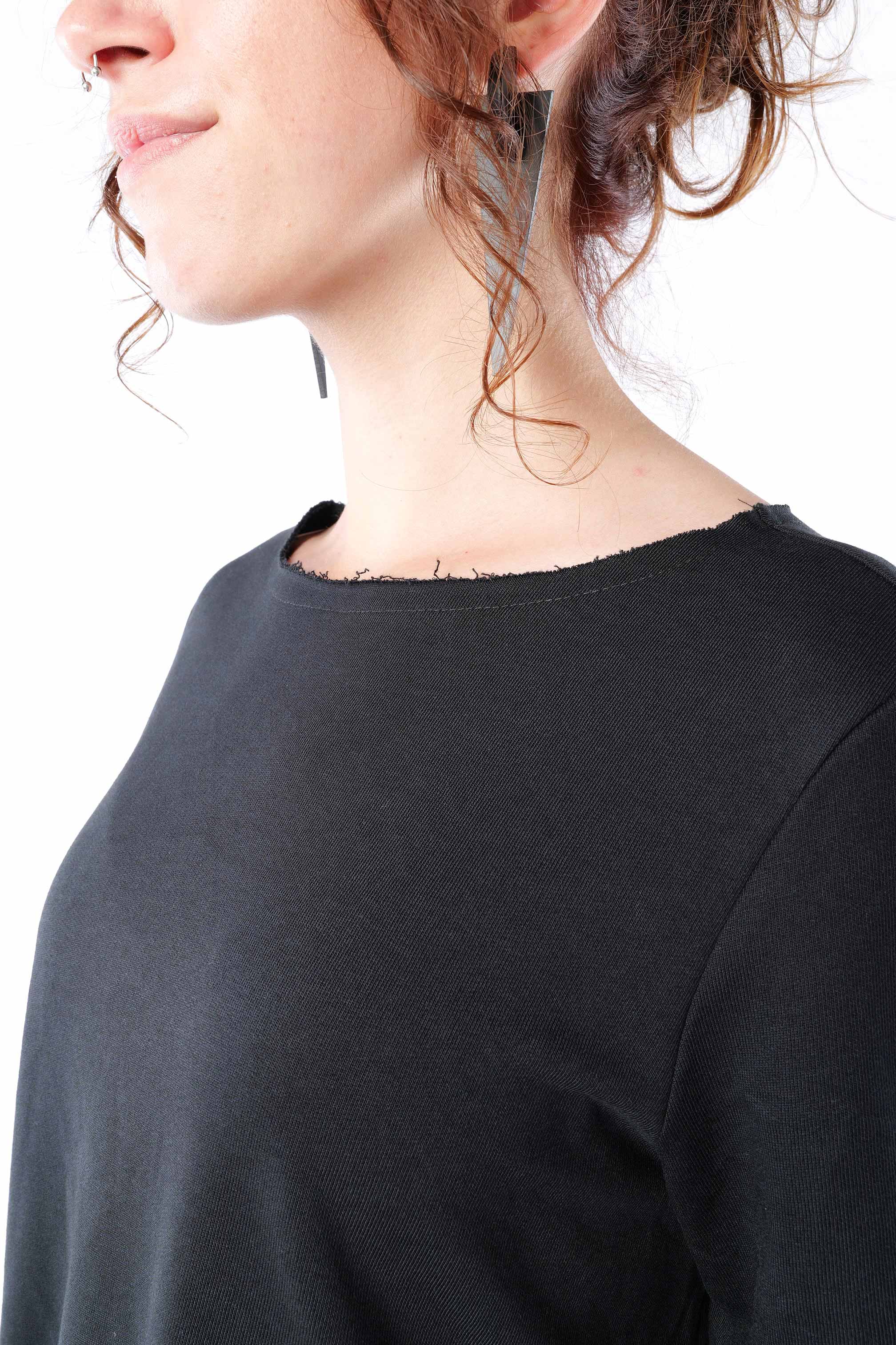 A-Linien Pullover - Schwarz - 2126