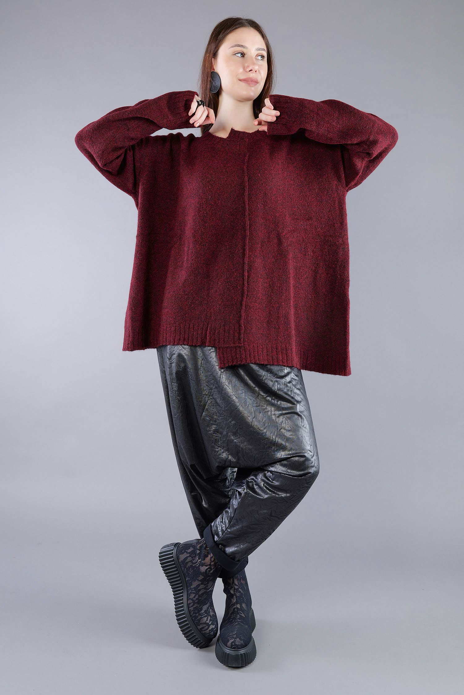 Strickpullover - Lava melange - 2263310701