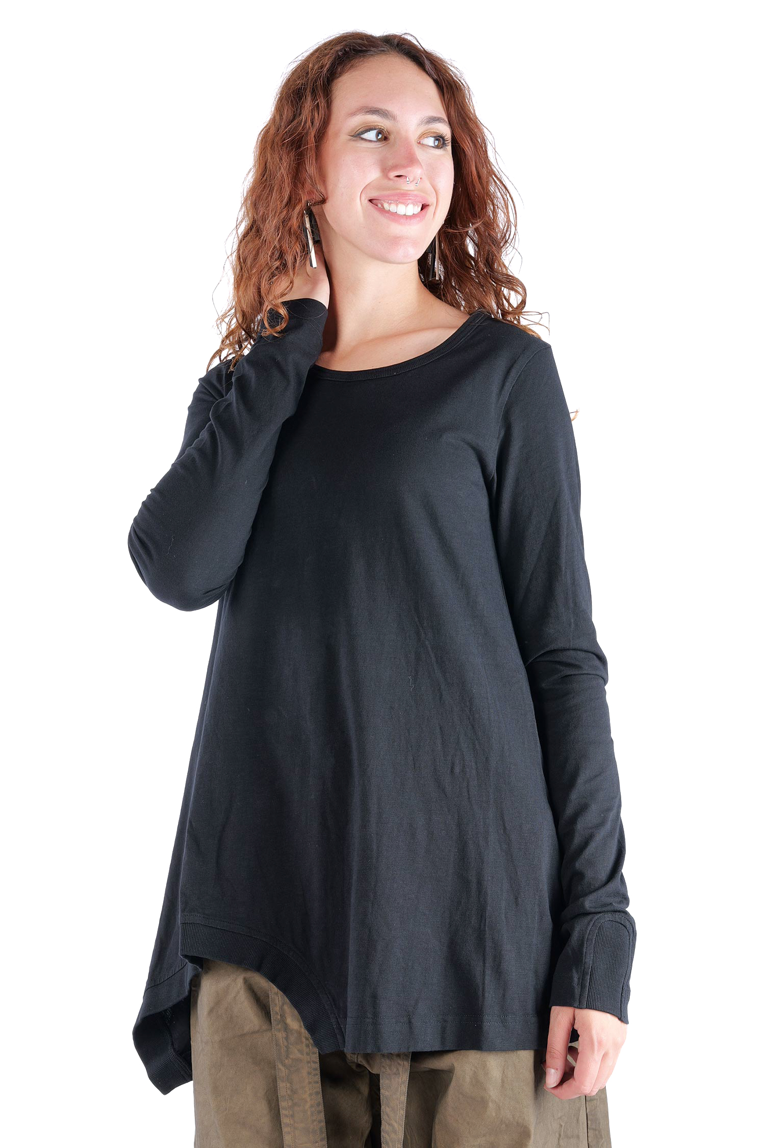 A-Linien Pullover - Schwarz - 2263640512