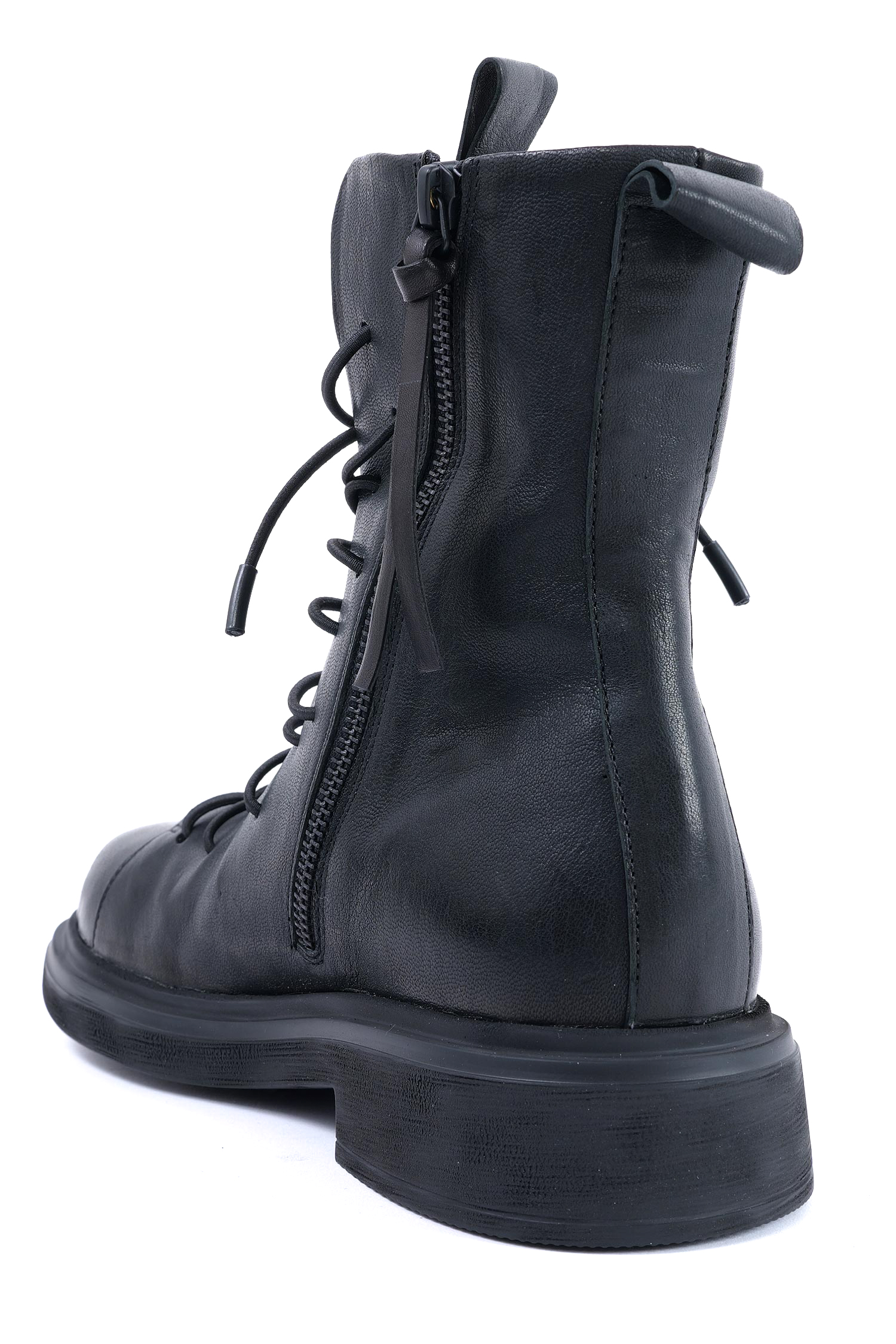 Lederstiefel - Schwarz - The Coacher