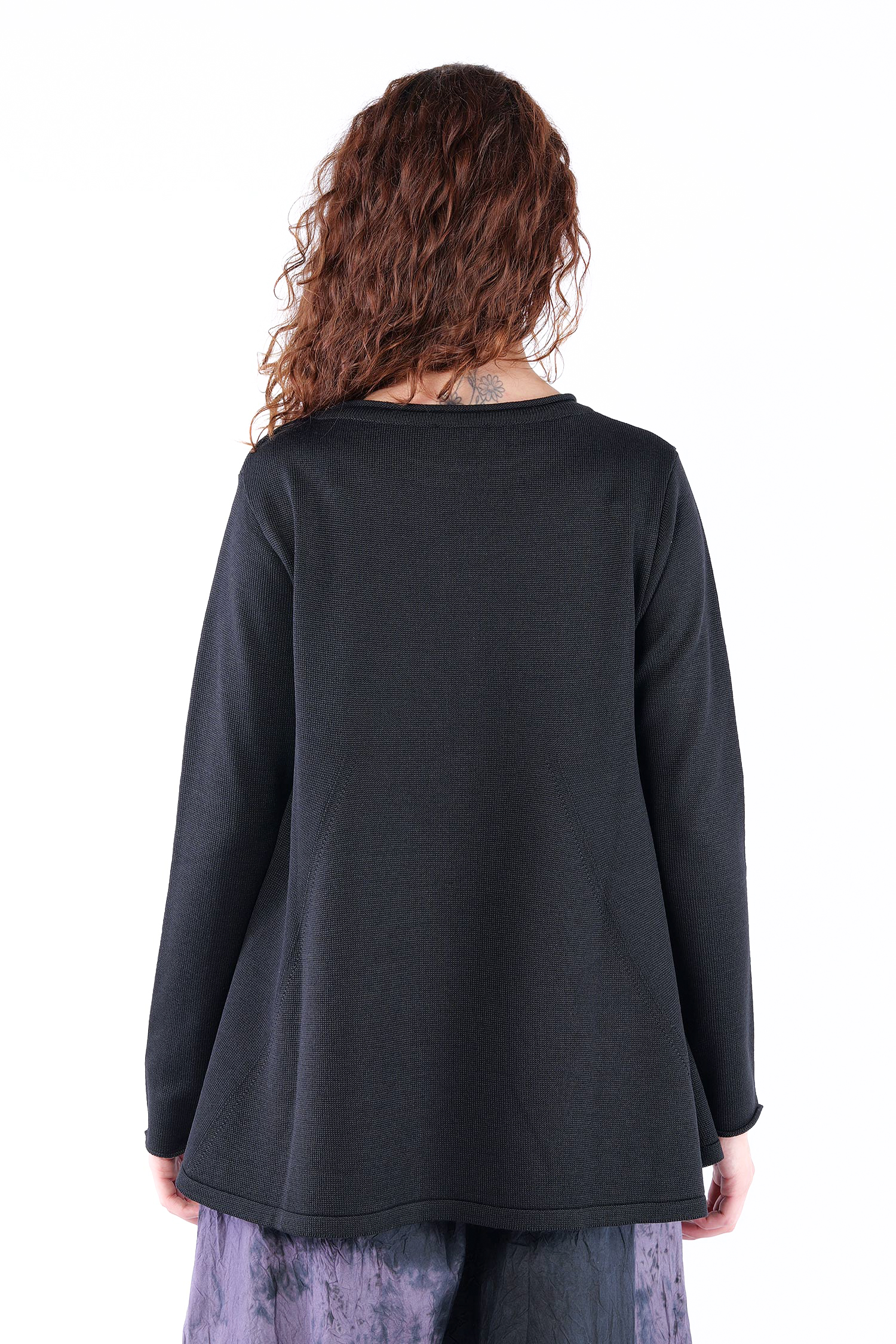 A-Linien Pullover - Schwarz - 26.2-KHG415