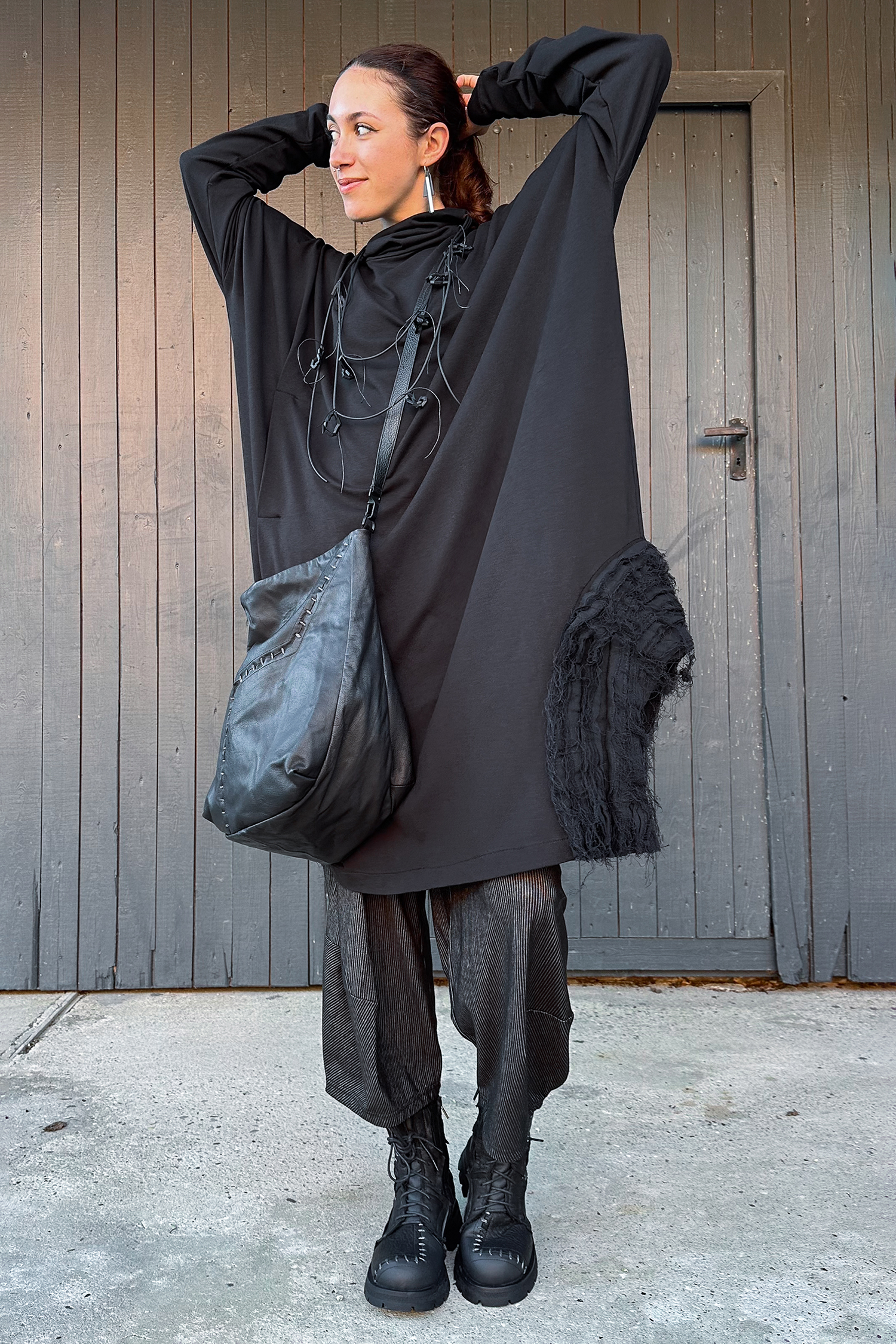 Oversized tunic - black - J.Maia