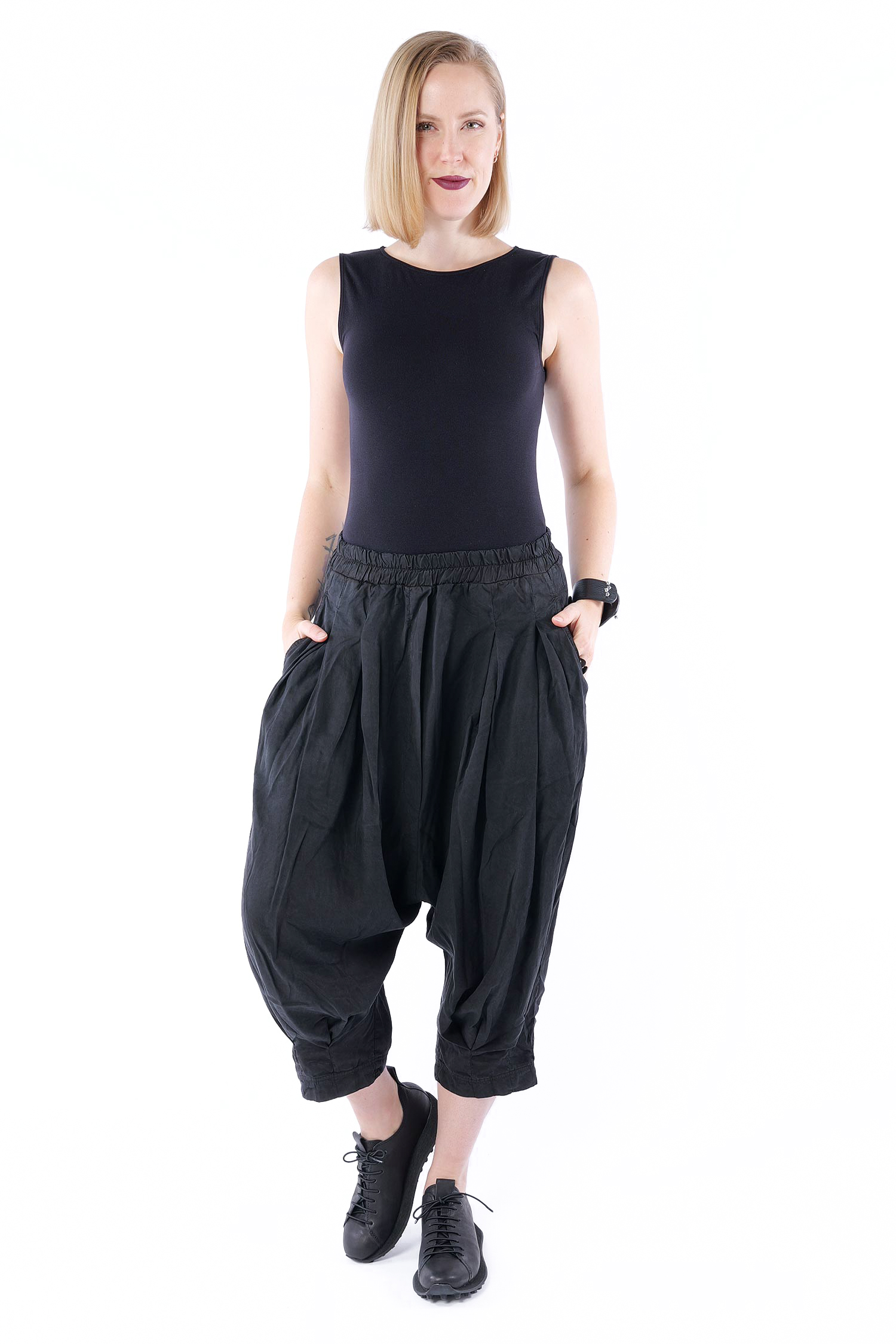 Haremshose - Schwarz - 1263350108