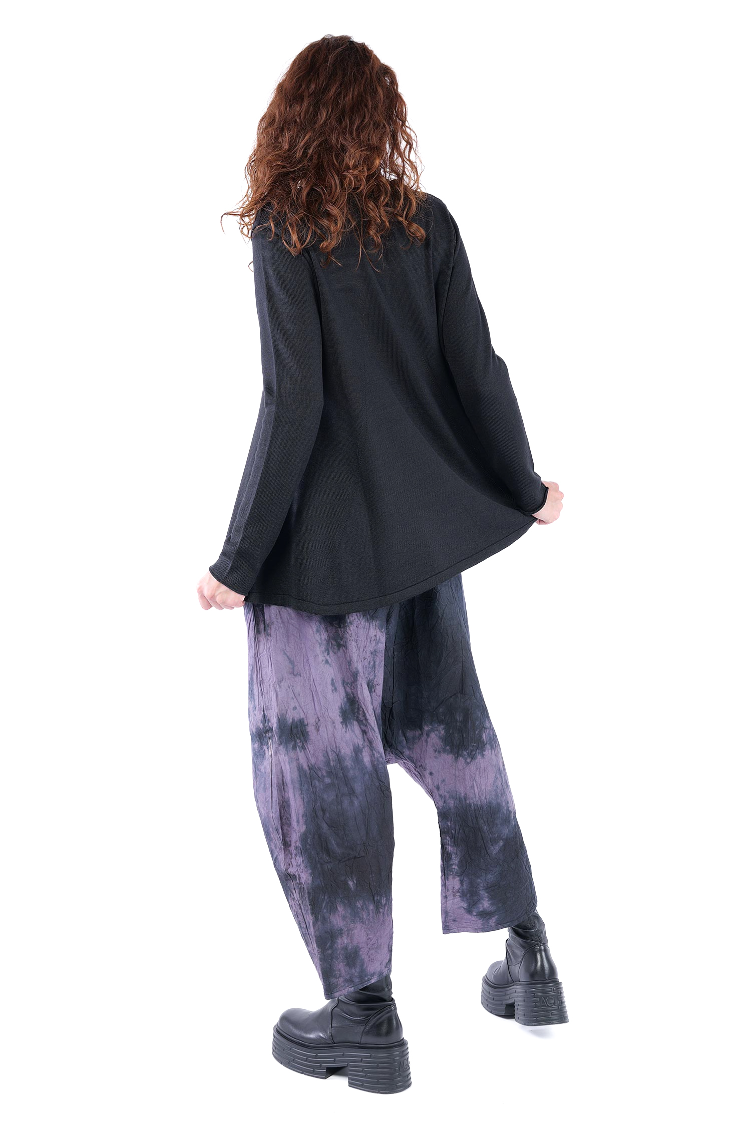 A-Linien Pullover - Schwarz - 26.2-KHG415