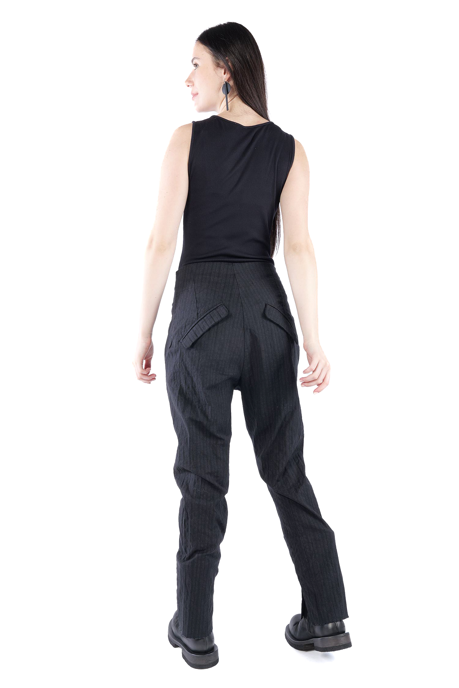 Casual pants - Petrol stripe - 2261080102