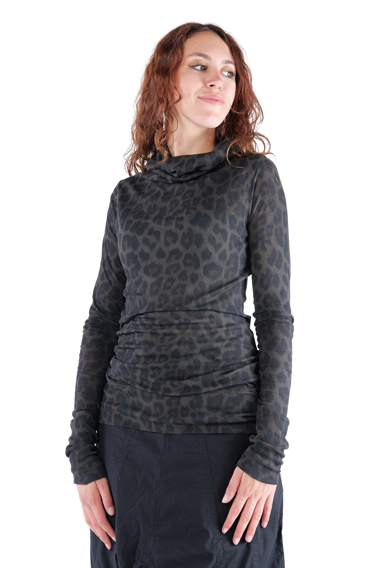 Rippjersey Longsleeve - Leo black cloud - 2261140504