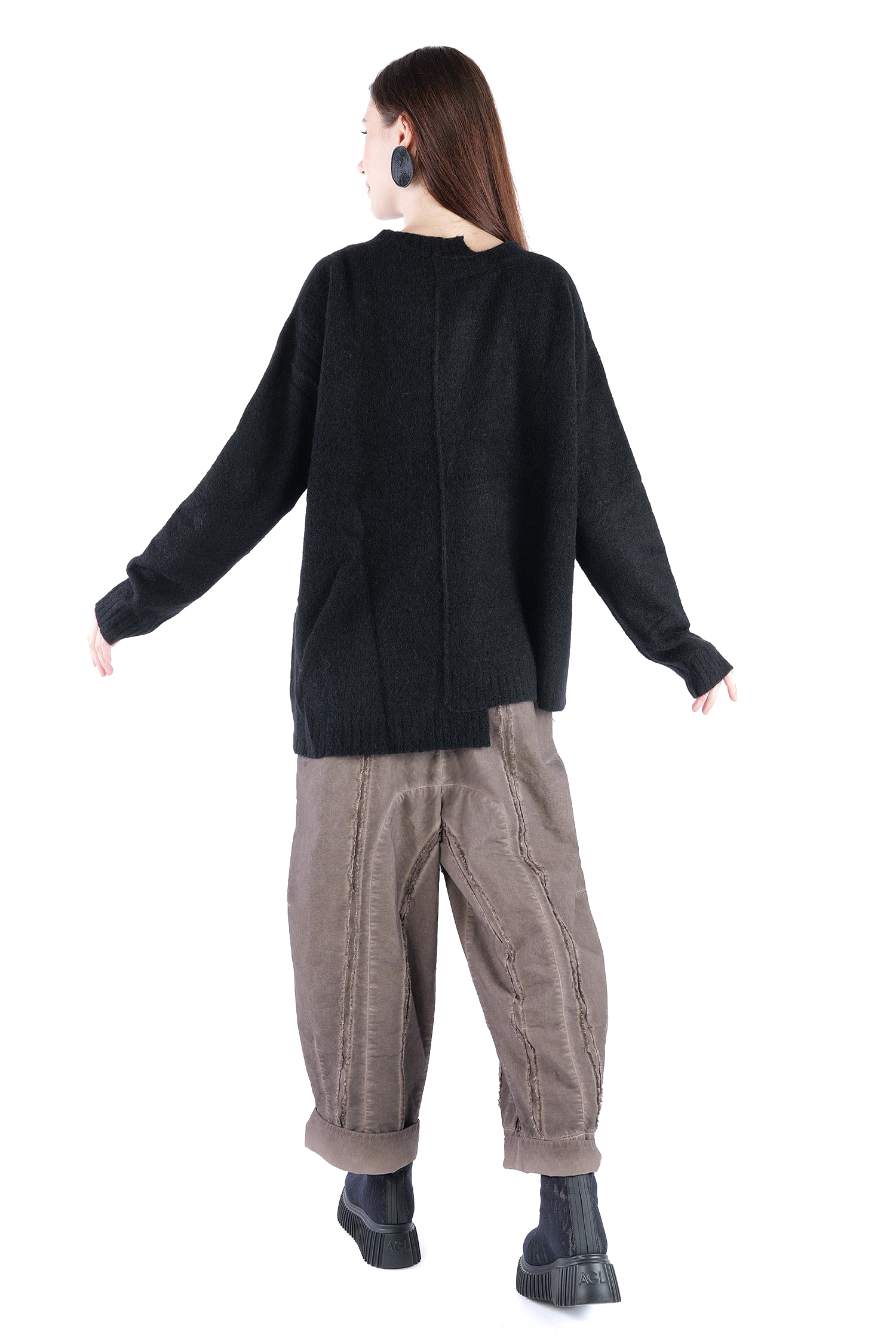 Strickpullover - Schwarz - 2263310701