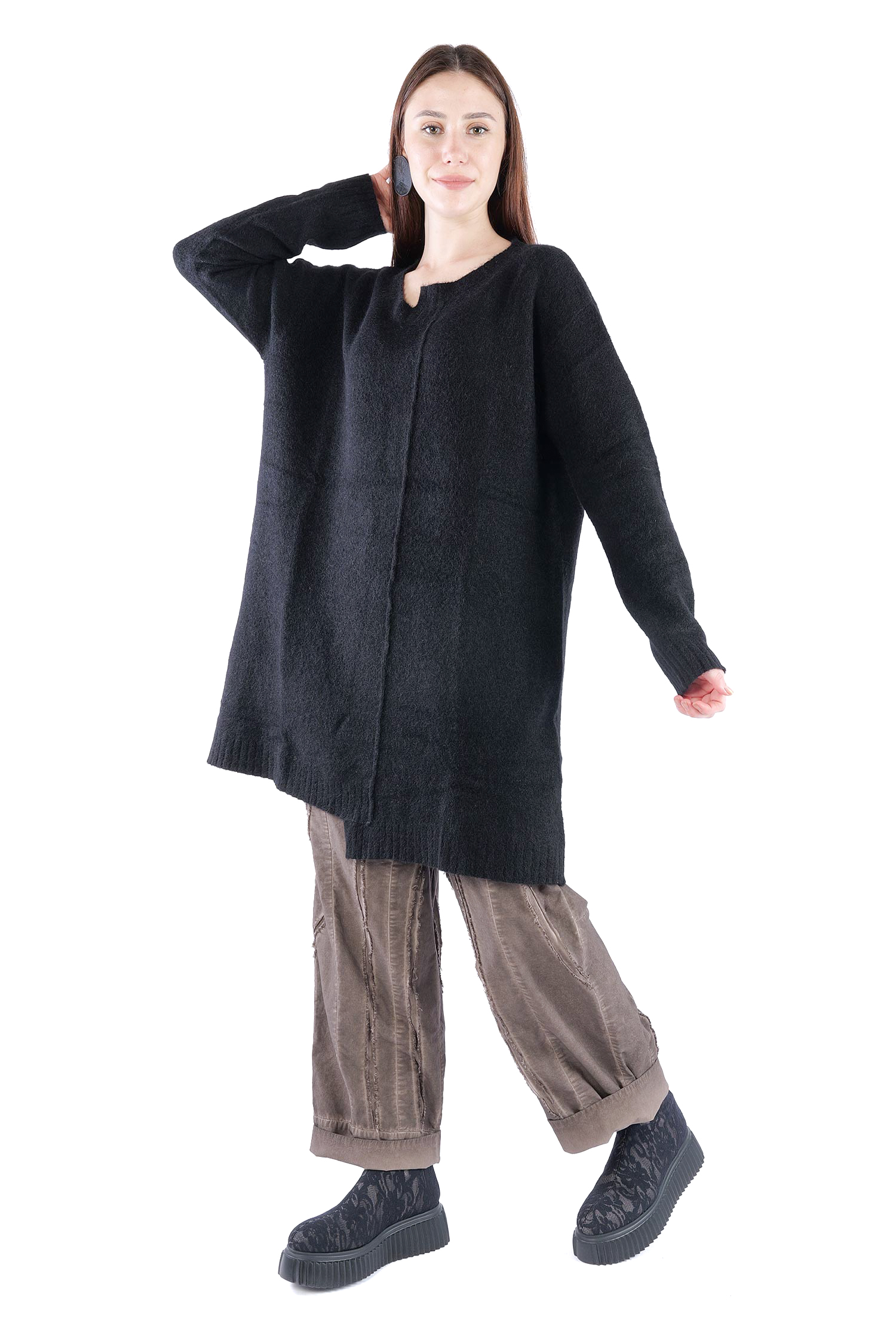 Stricktunika - Schwarz - 2263317003