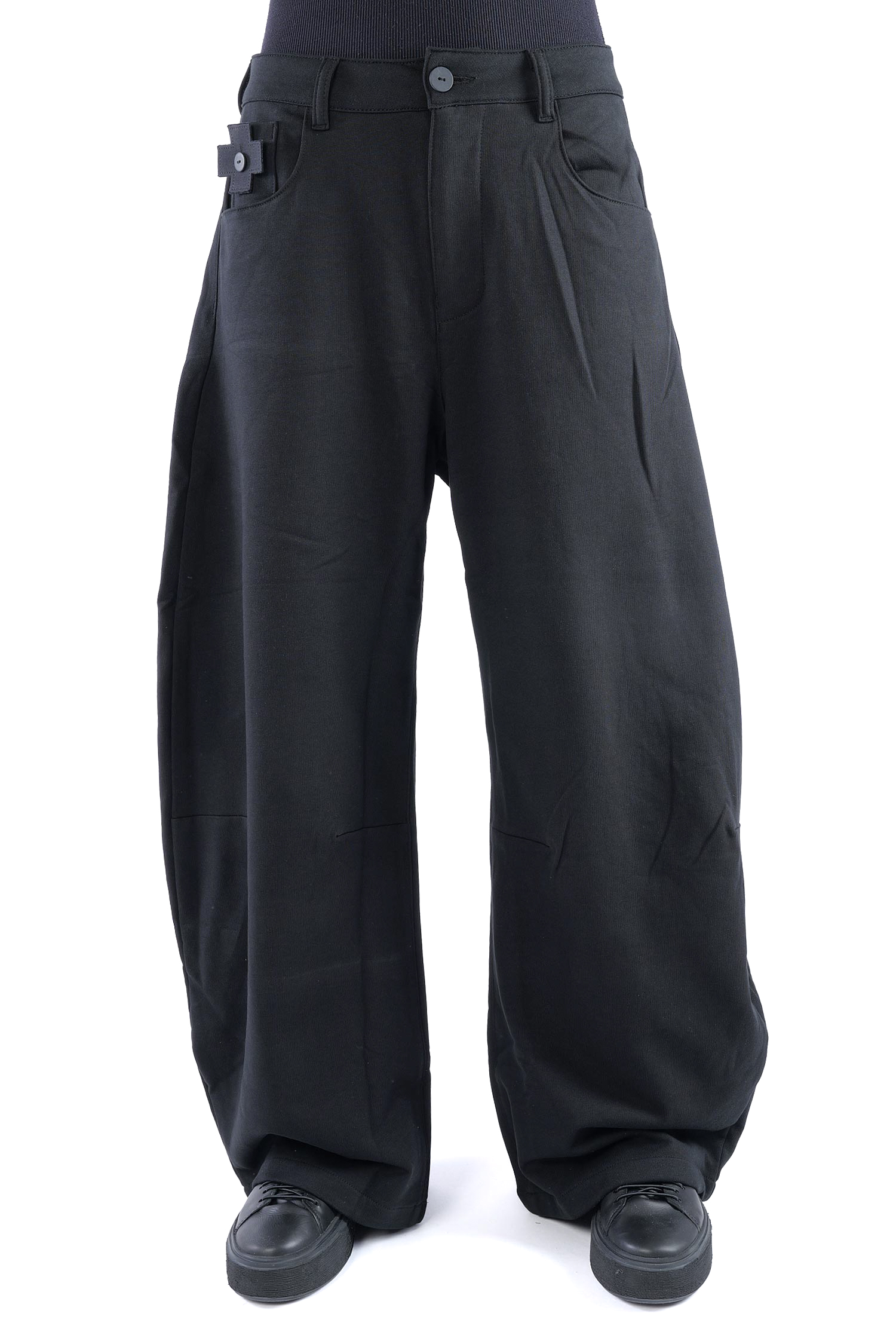 Weite Sweathose - Schwarz - 10024