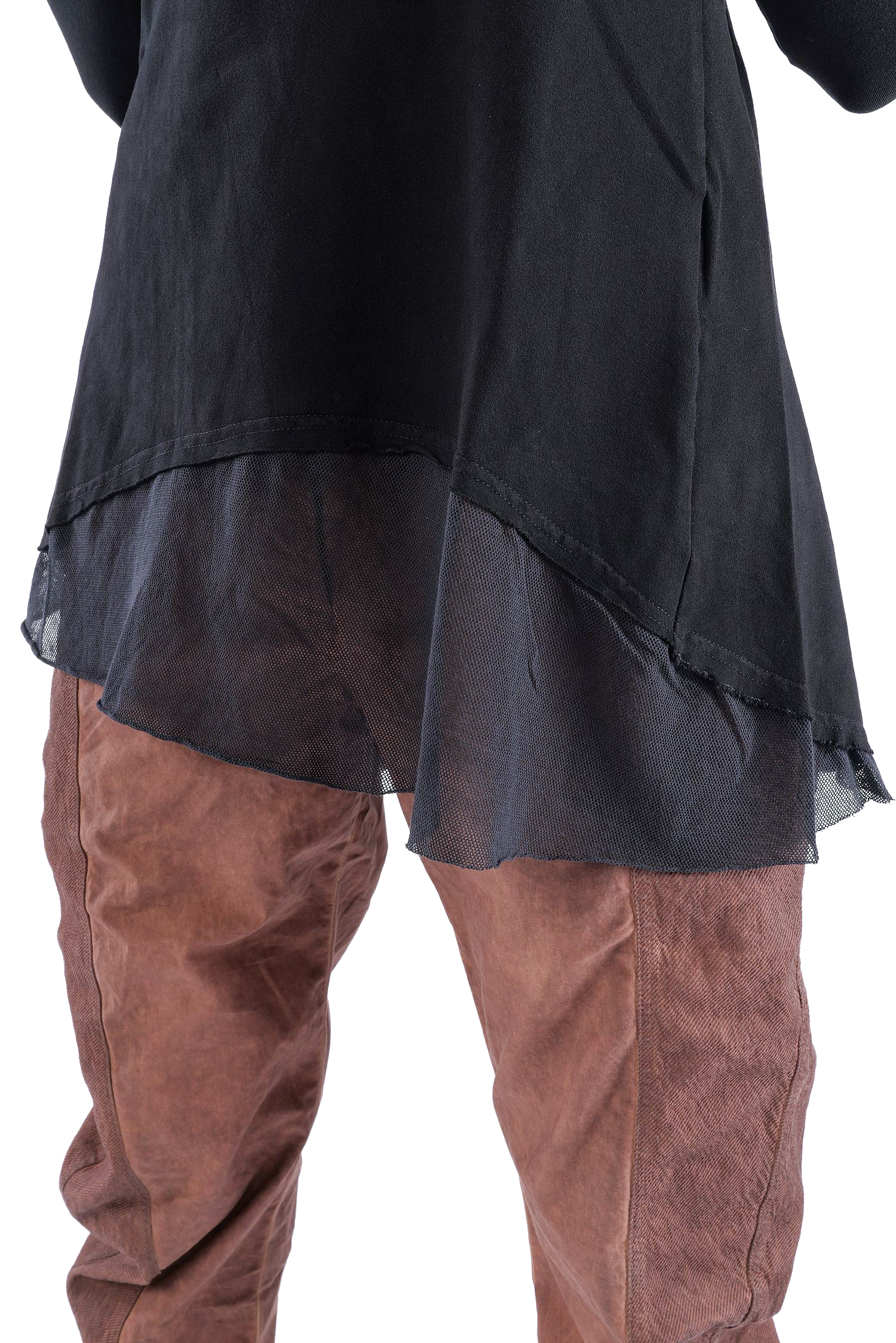 Longsleeve mit Tüll - Schwarz - 2263510501