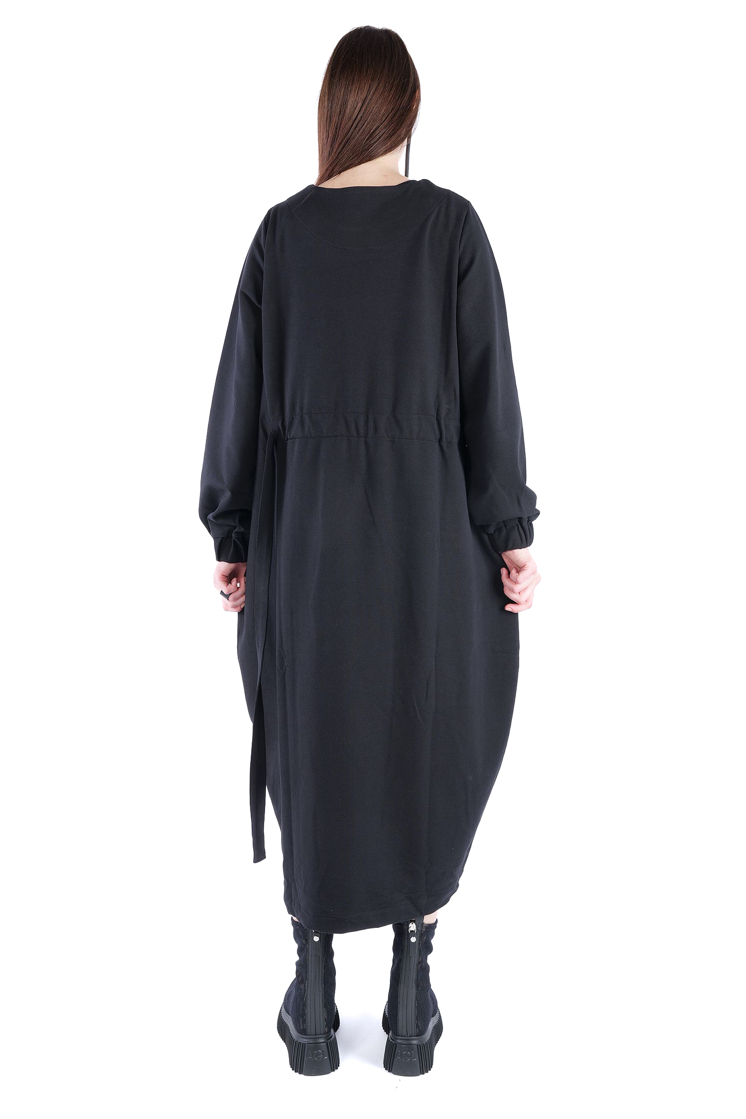 Asymmetrisches Kleid - Schwarz - 26.2-KHF108