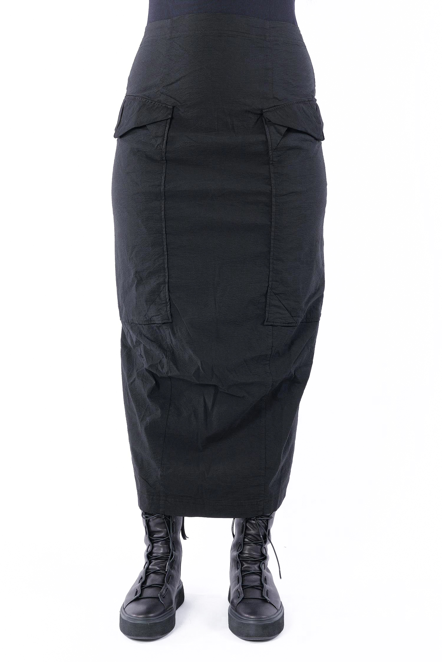 Schmaler Stretchrock - Schwarz - 2252240308