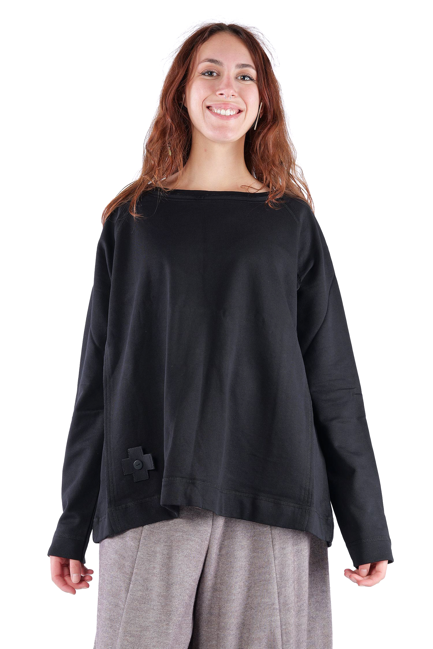 Sweat Pullover - Schwarz - 2041
