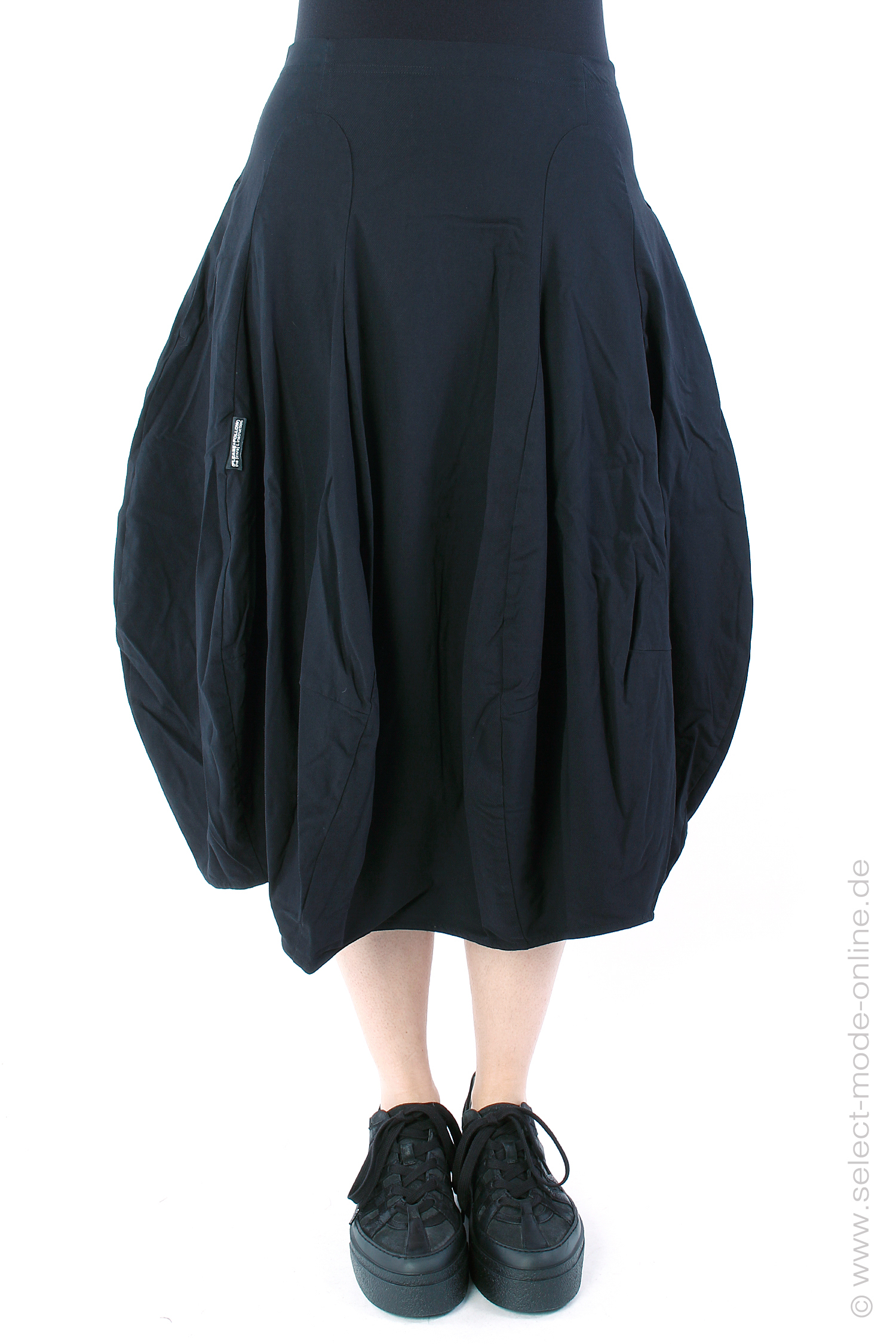 Tulip stretch skirt - Black - 1243390305