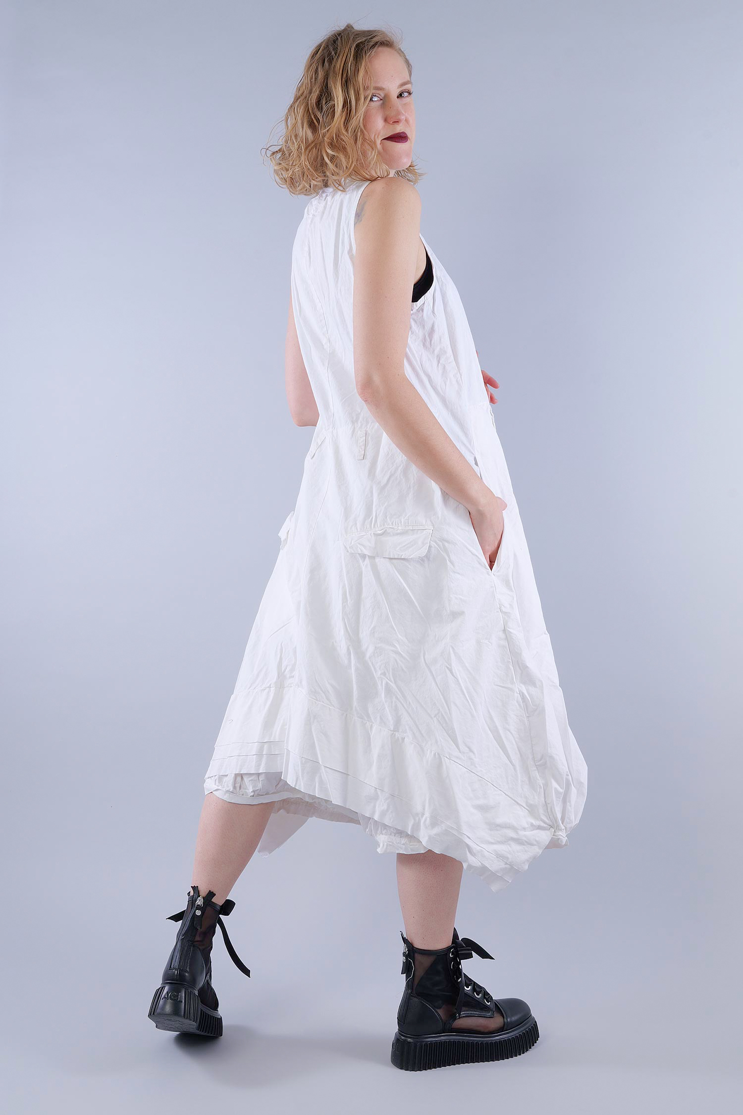 Overall mit weitem Bein - Seafoam fog - 1262261309