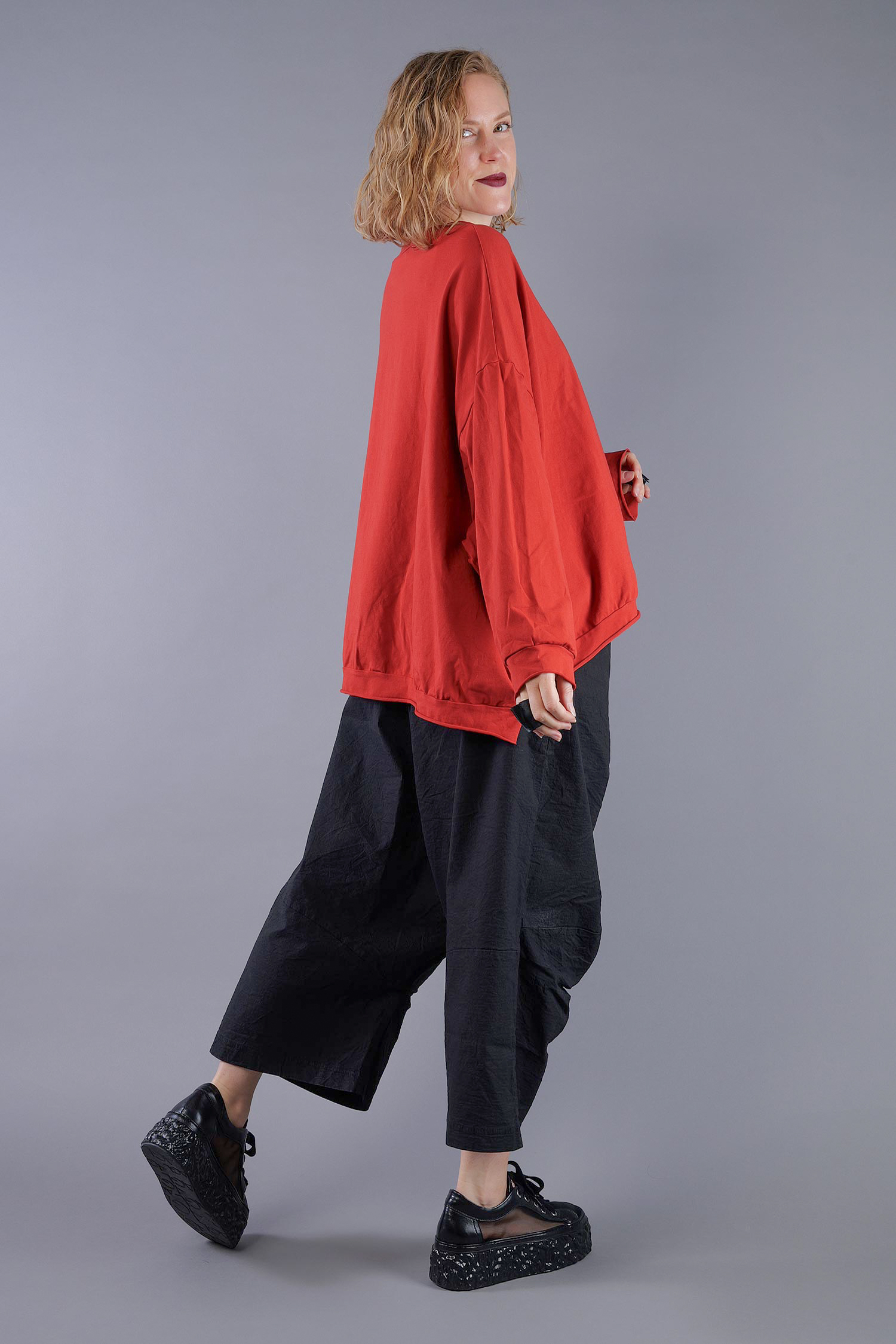 Oversize Jerseypullover - Kichern - Handcare