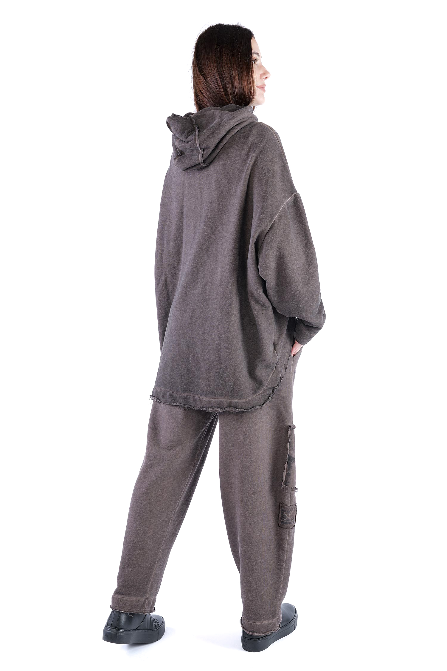 Sweat Hoodie - Truffle old dye - Ovina