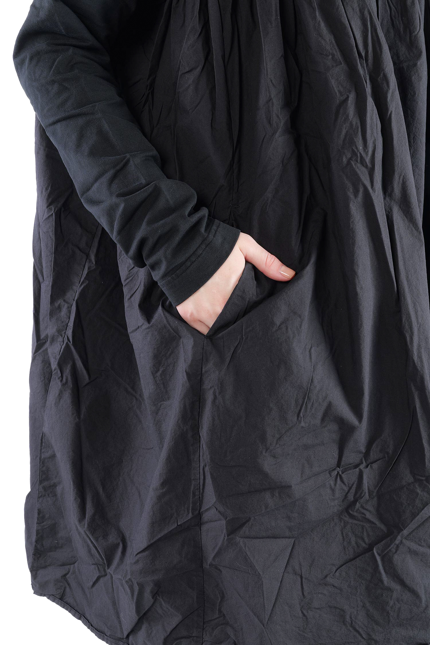 Gerüschte Tunika - Schwarz - 2262280906