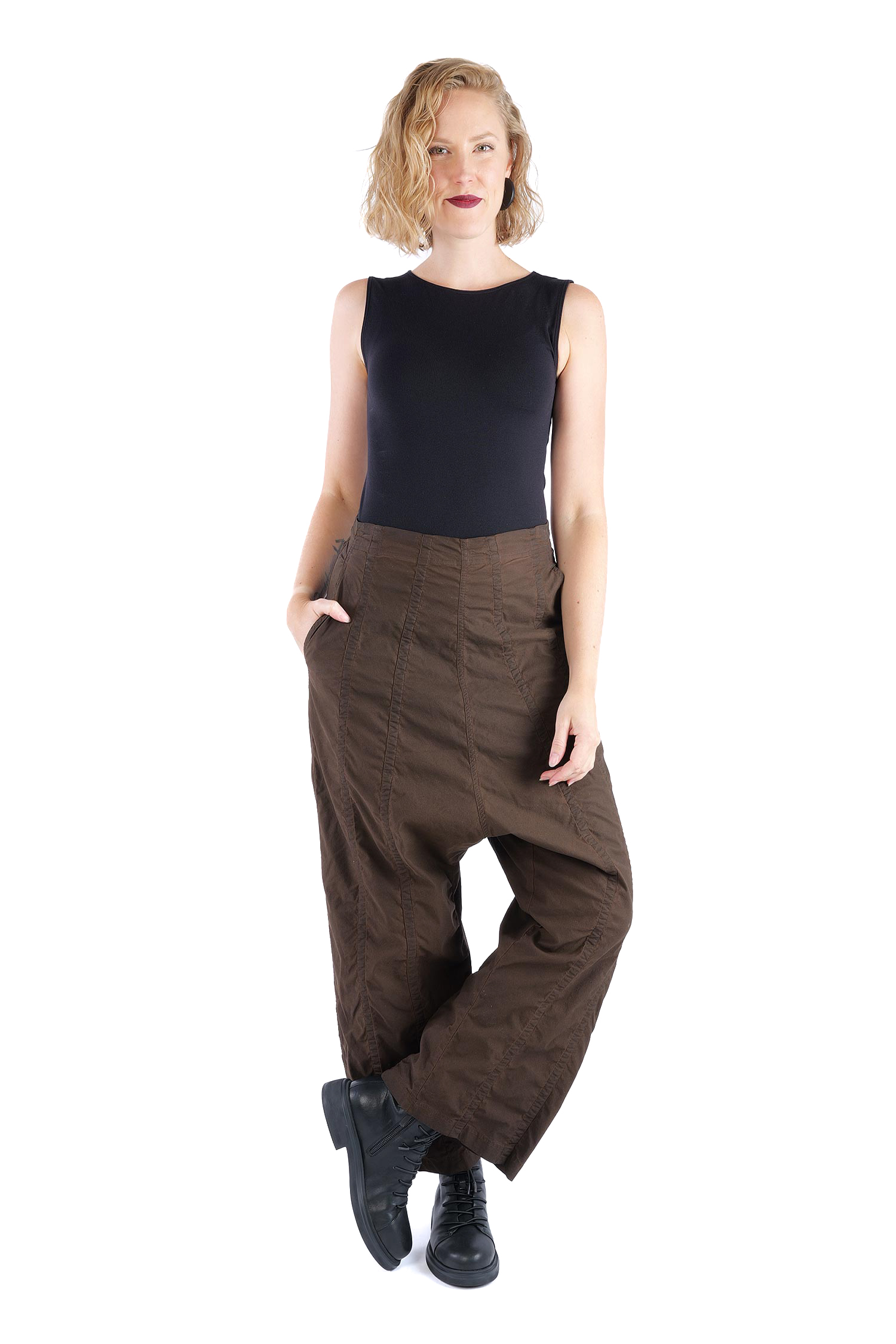 Weite Stretchhose - Umbra cloud - 2261390126