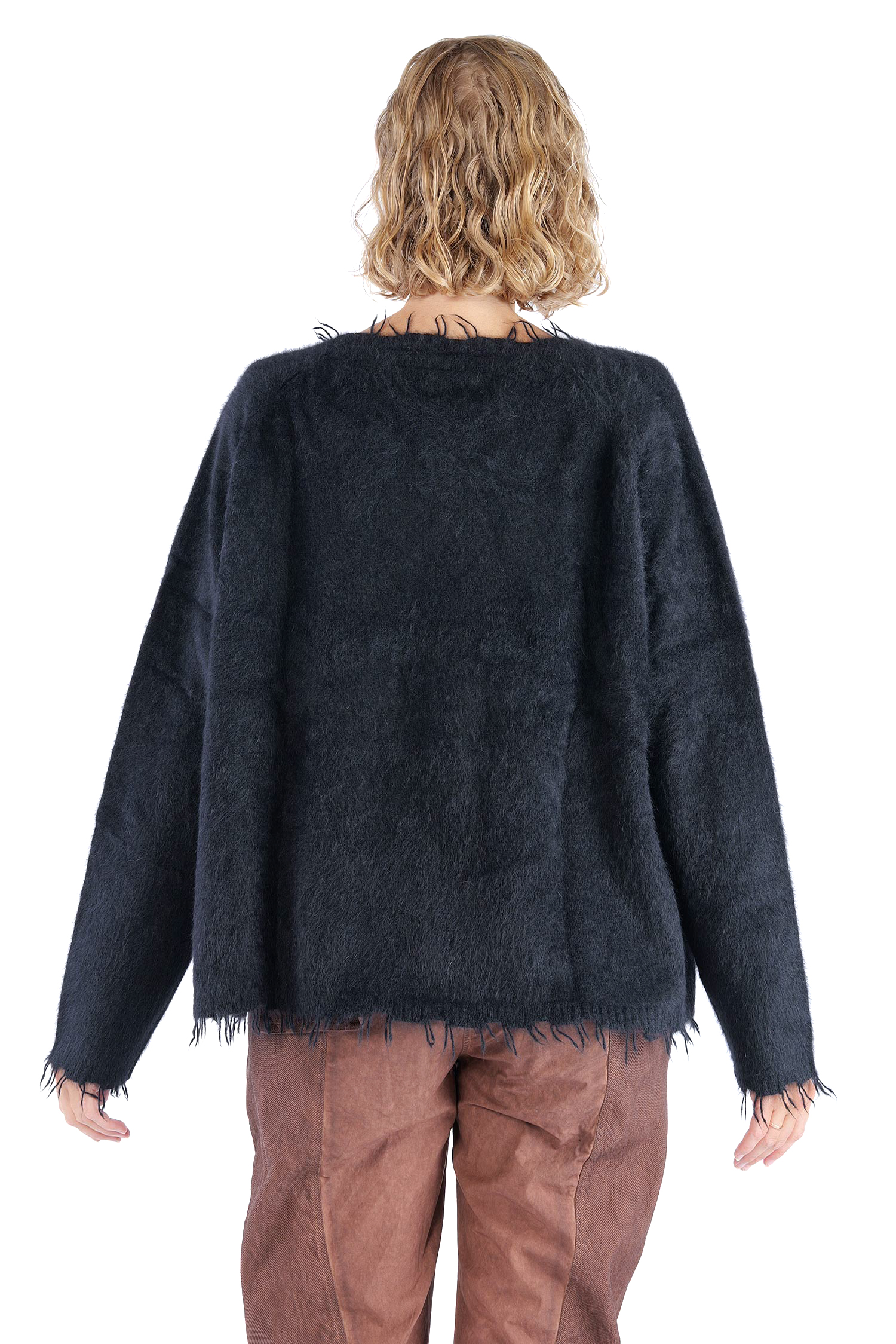 Oversize Strickpullover - Schwarz - 2262440710