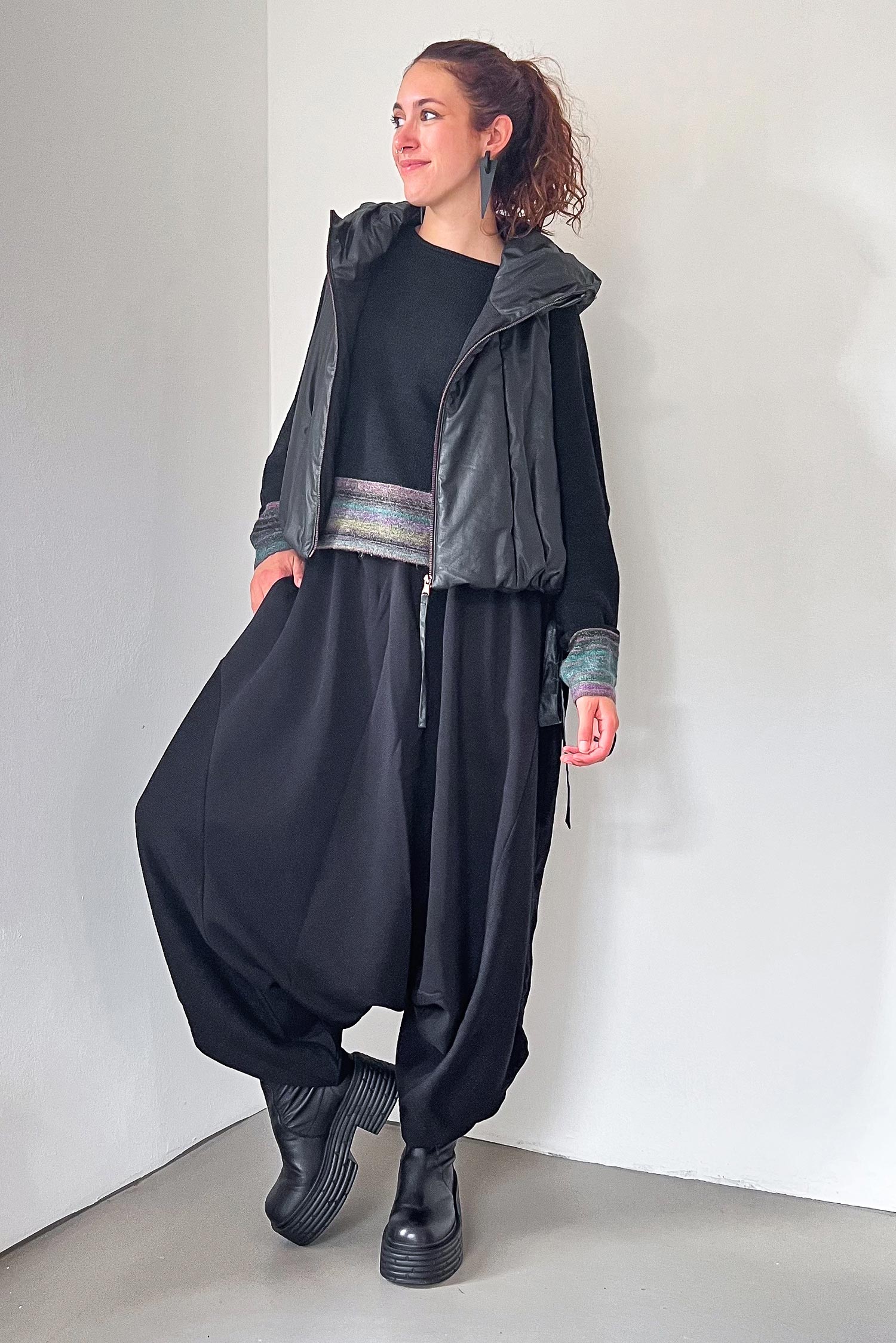 Harem pants - Black - W5453