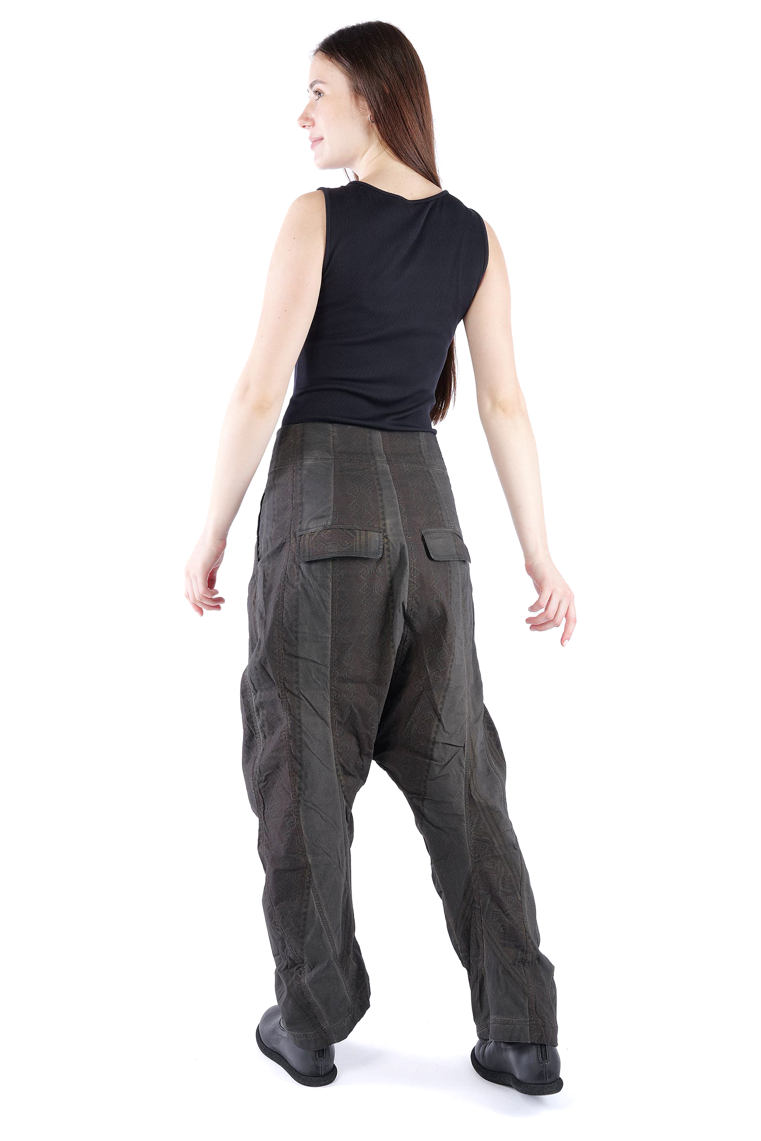 Stretchhose - Black cloud stripe - 2262390103