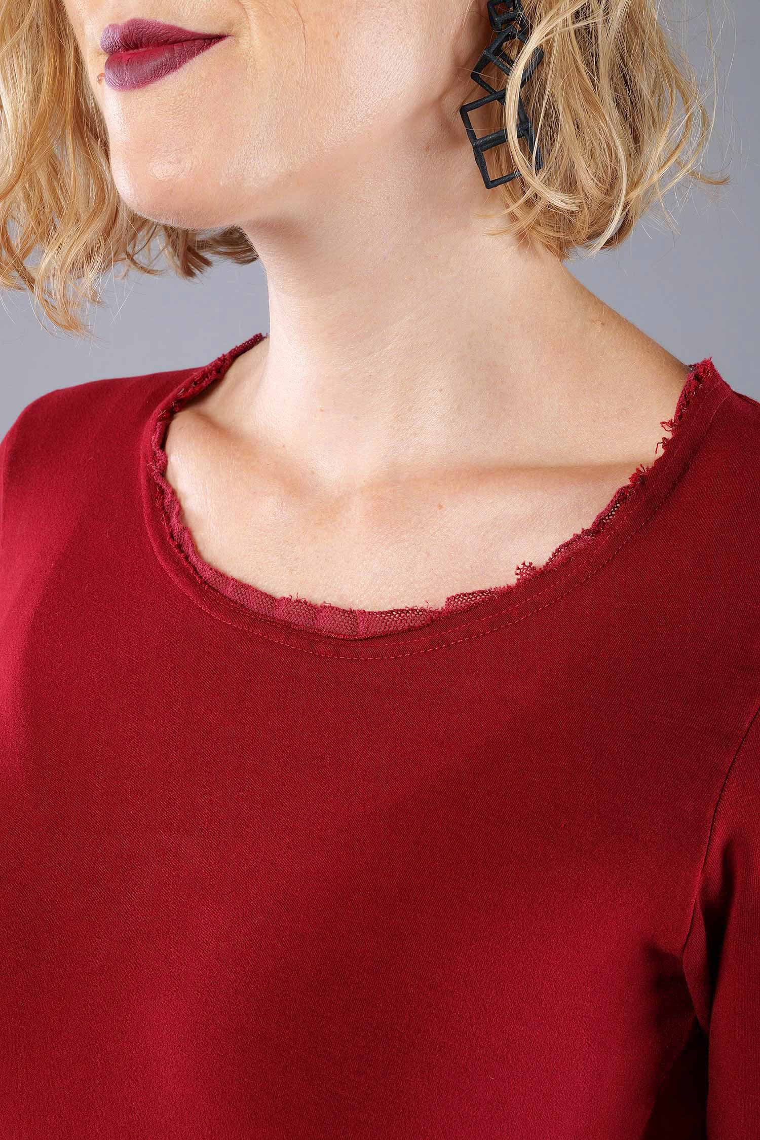 Longsleeve mit Tüll - Lava - 2263510501