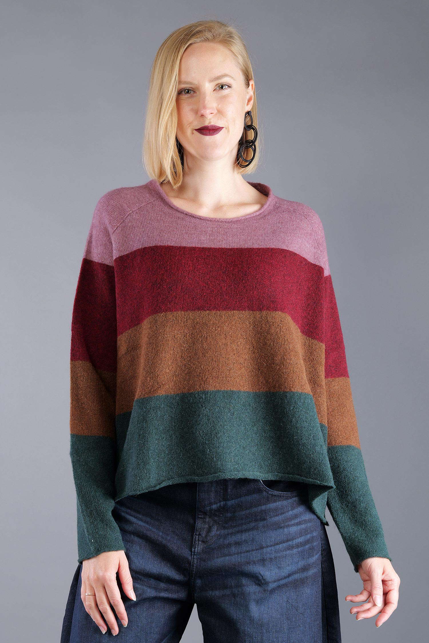 Knitted pullover - Fantasy - 2263480704