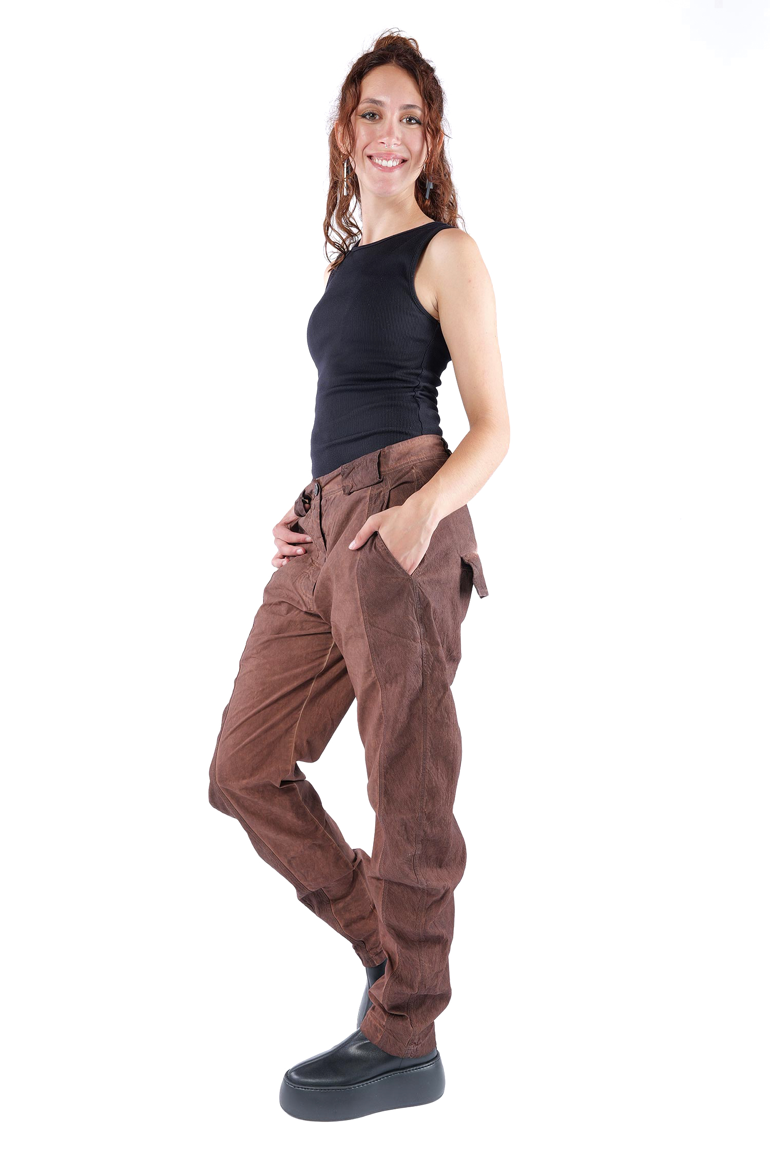 Legere Hose - Henna cloud - 2262260104
