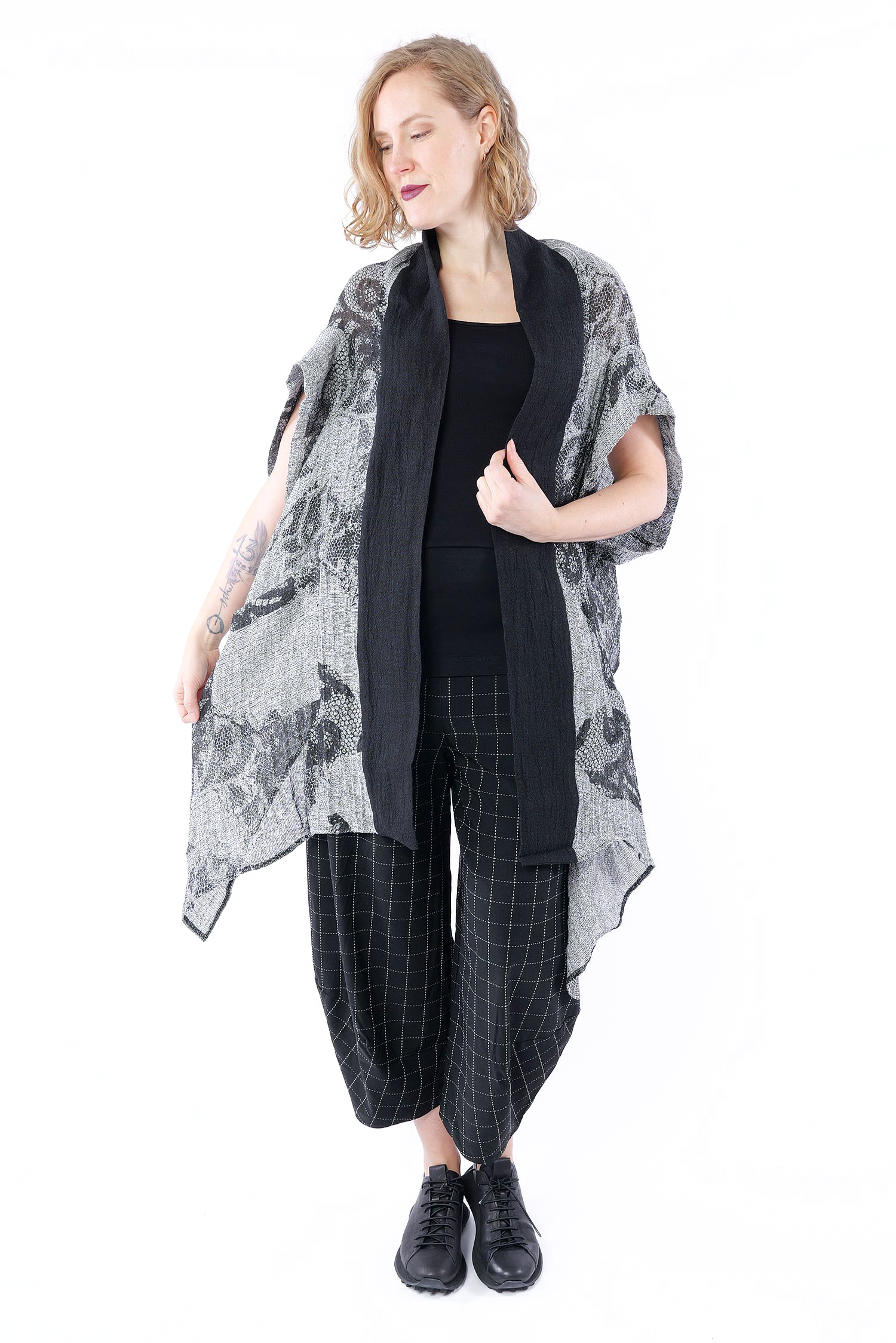 Texturierte Leinenweste - Original -  SS26-52