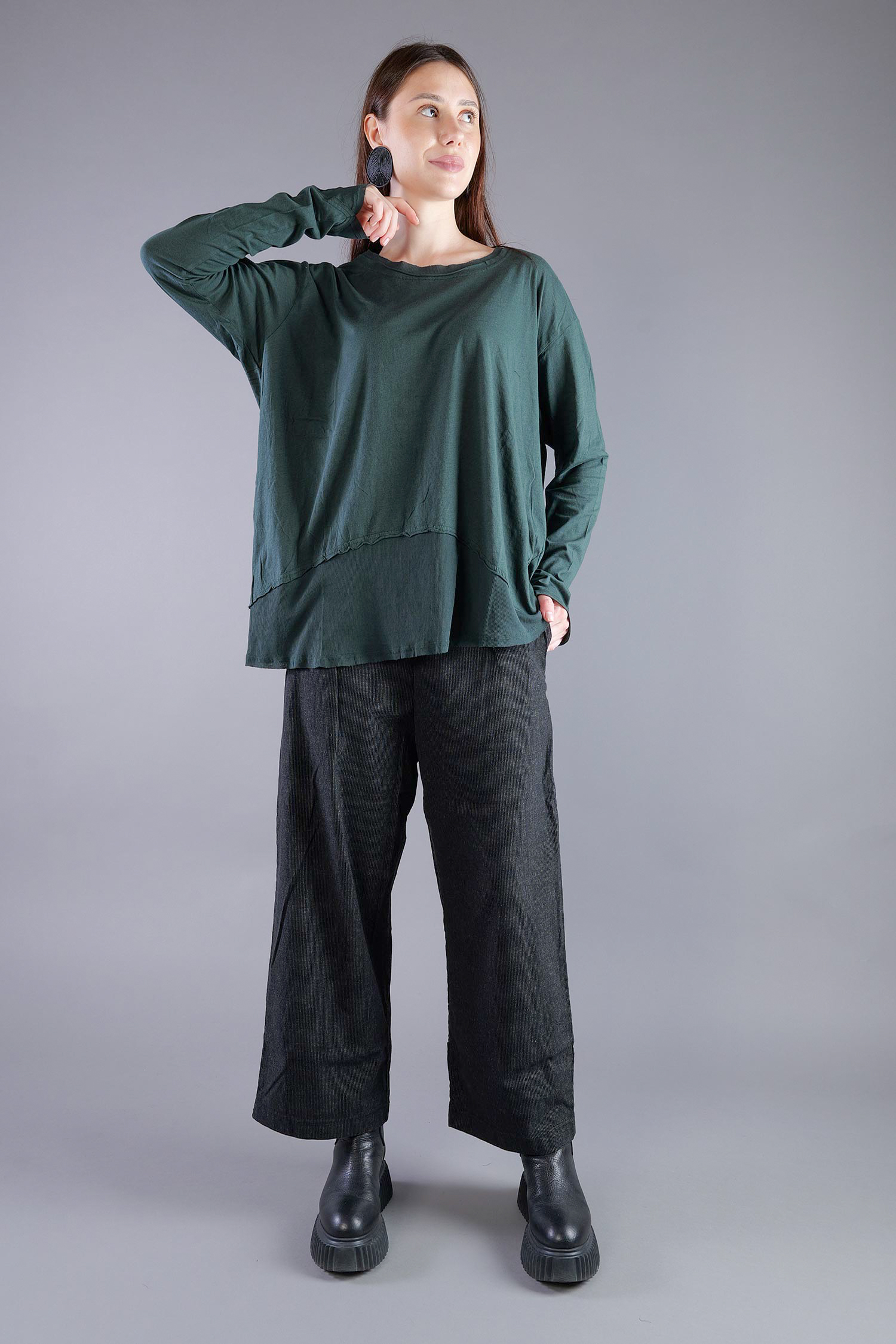 Oversize Shirt - Forest - 2263330502