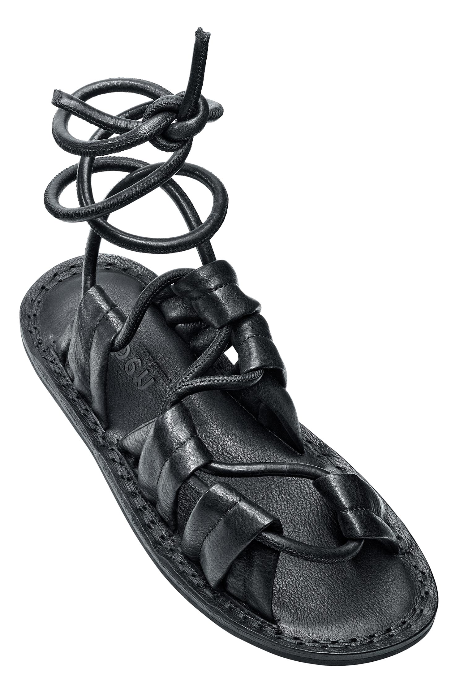 Lace-up sandals - Black - Sequence