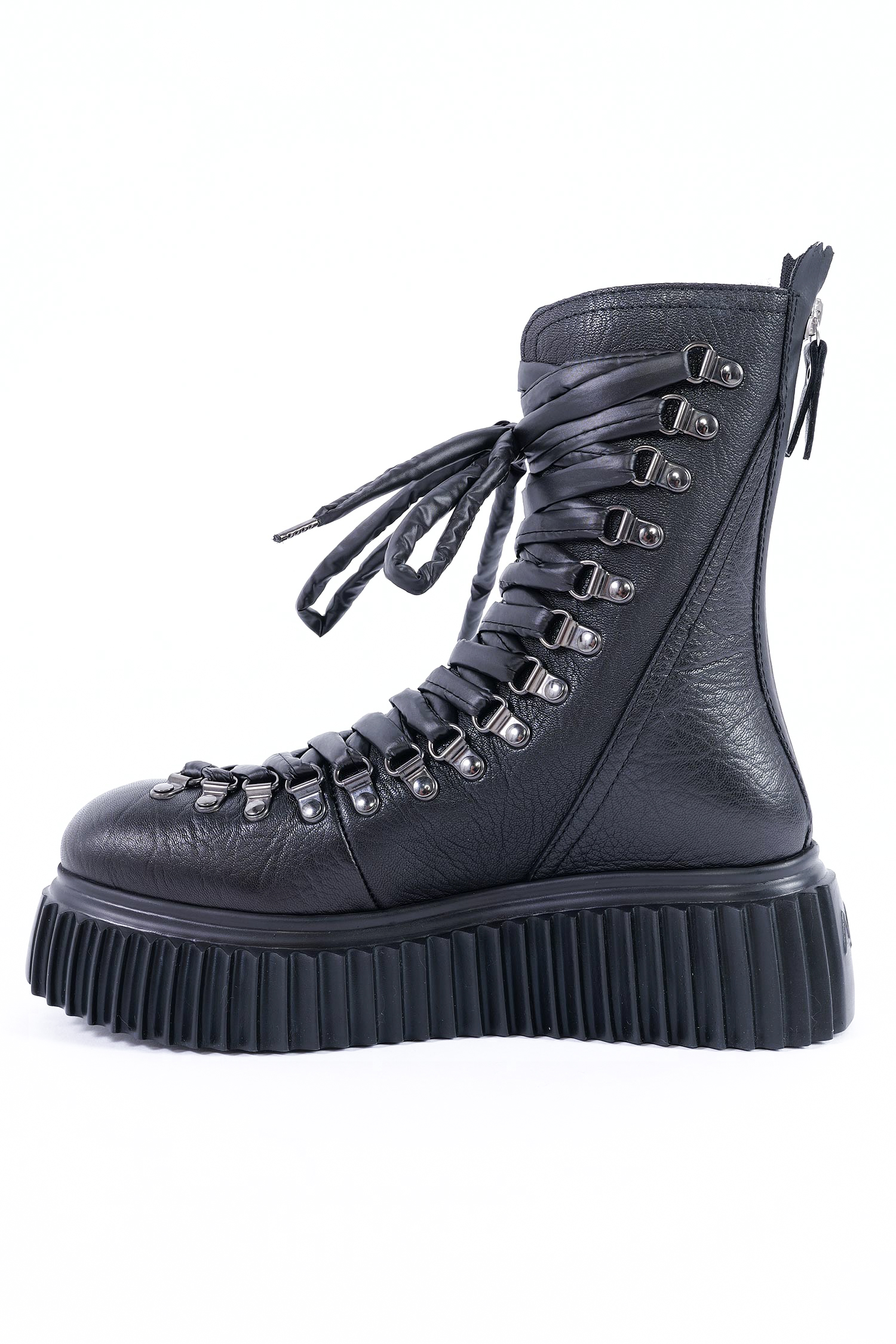 Schnür-Boots - Schwarz - Dromo