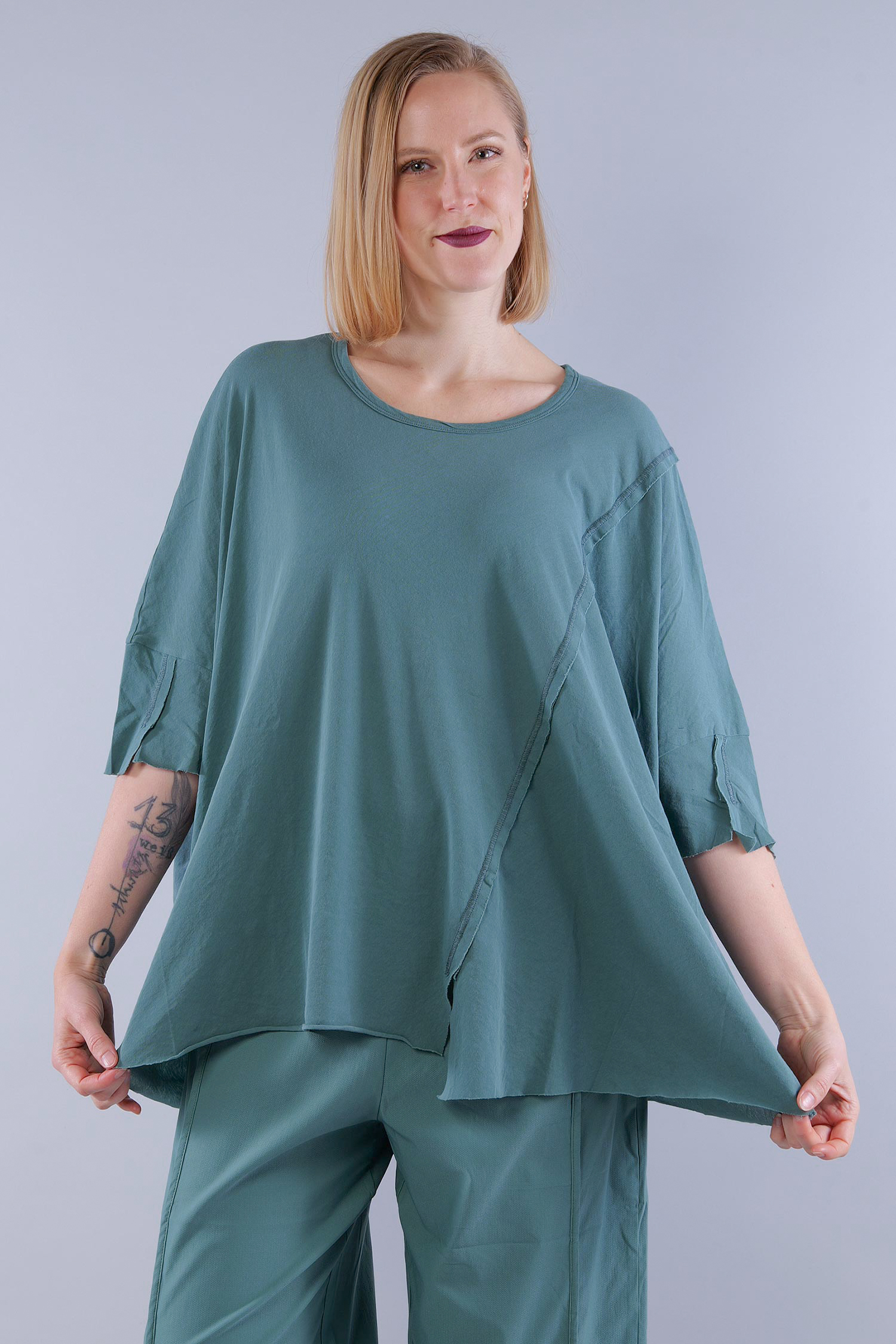 Oversize T-Shirt - Grass - 1263230504