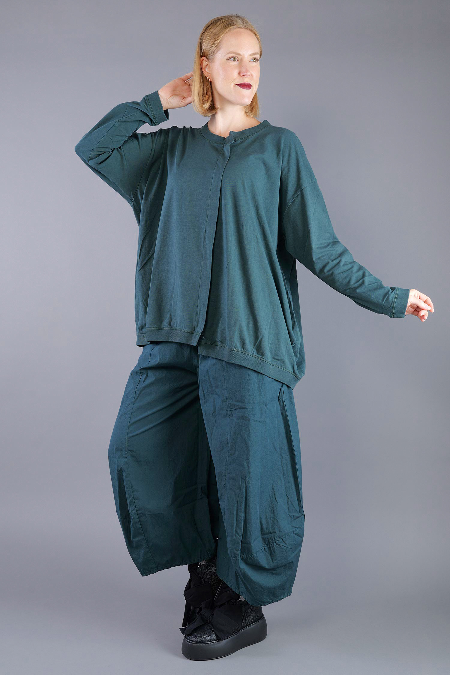 Jersey pullover - Forest - 2263260506