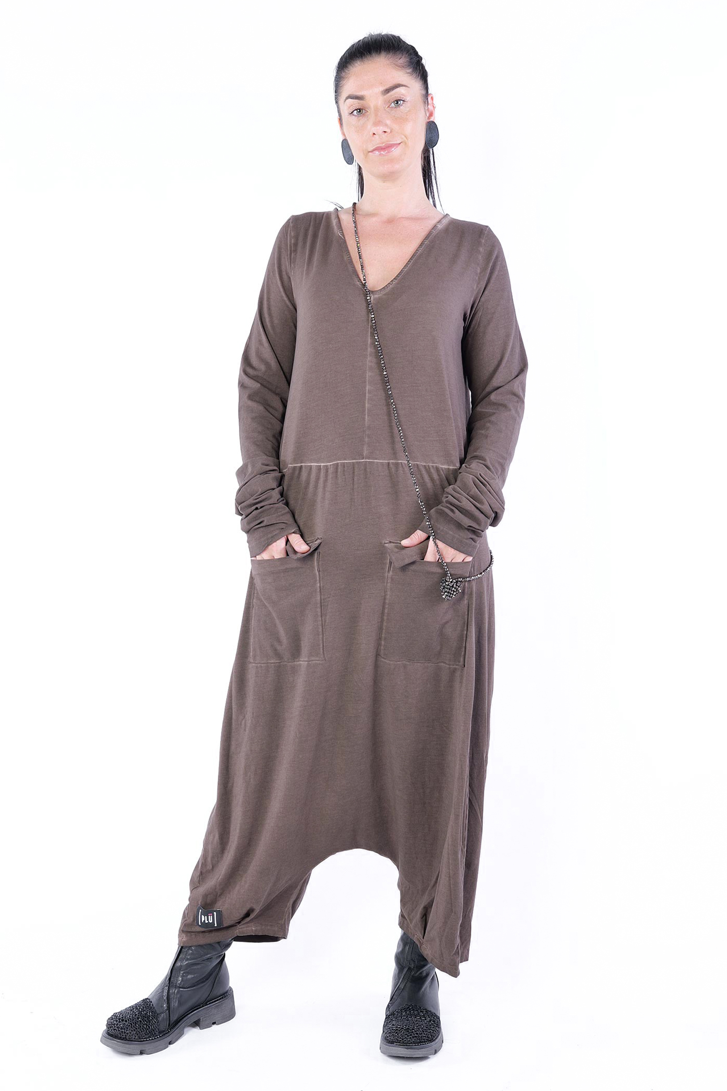 Jersey Overall - Chocolate - 1094