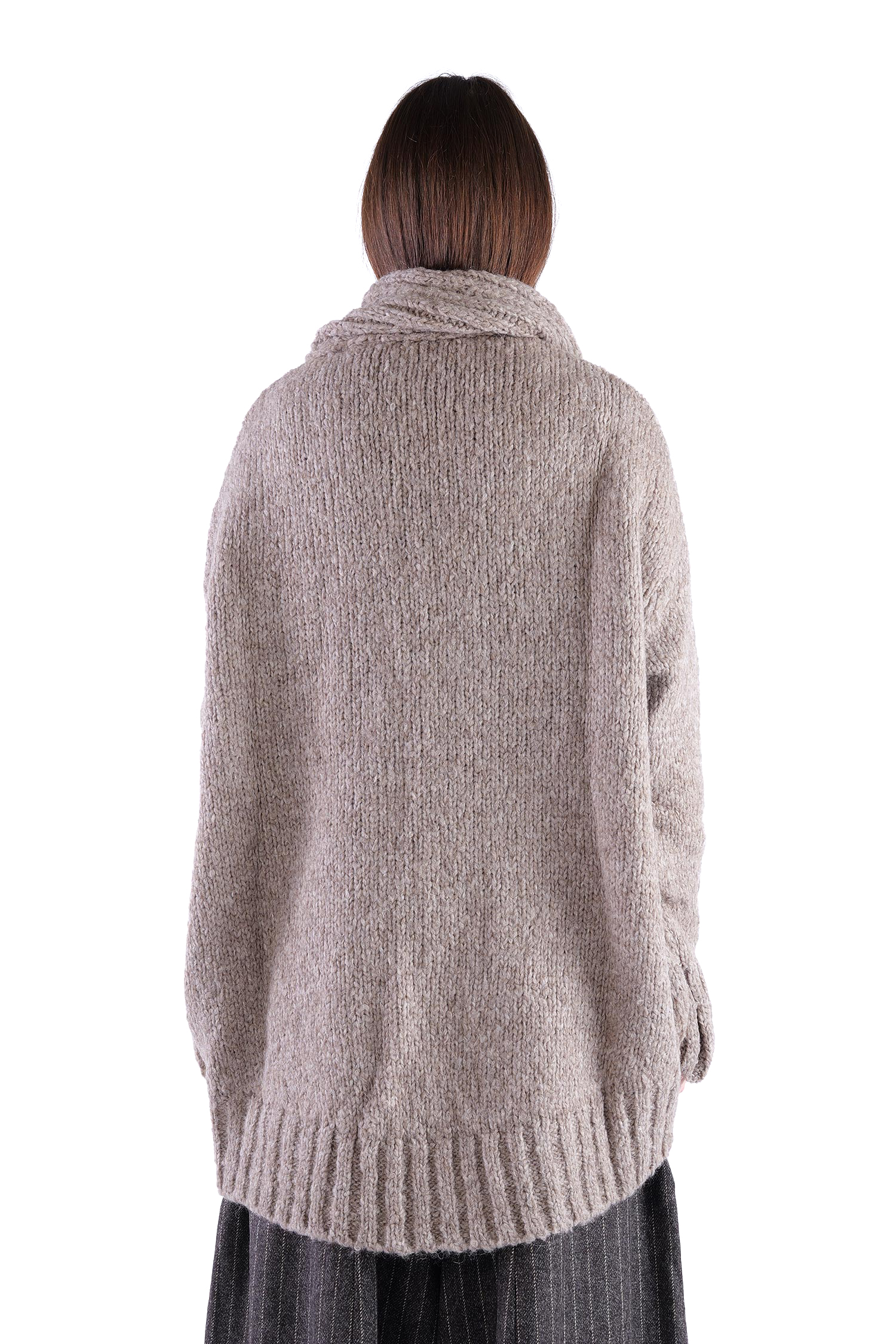 Oversize Strickpullover - Dusty rose - Frantic