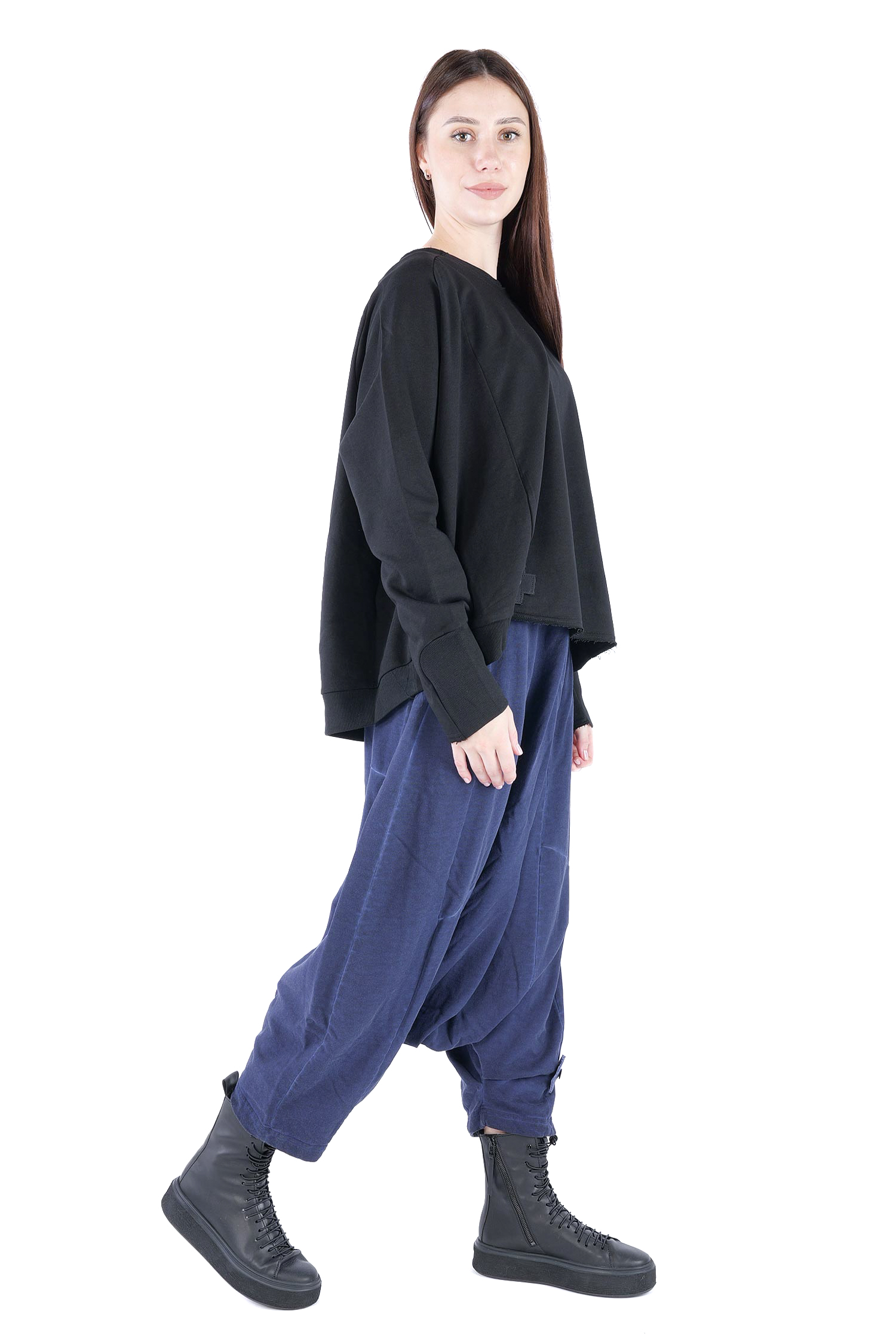 Sweatpullover - Black print - 2138