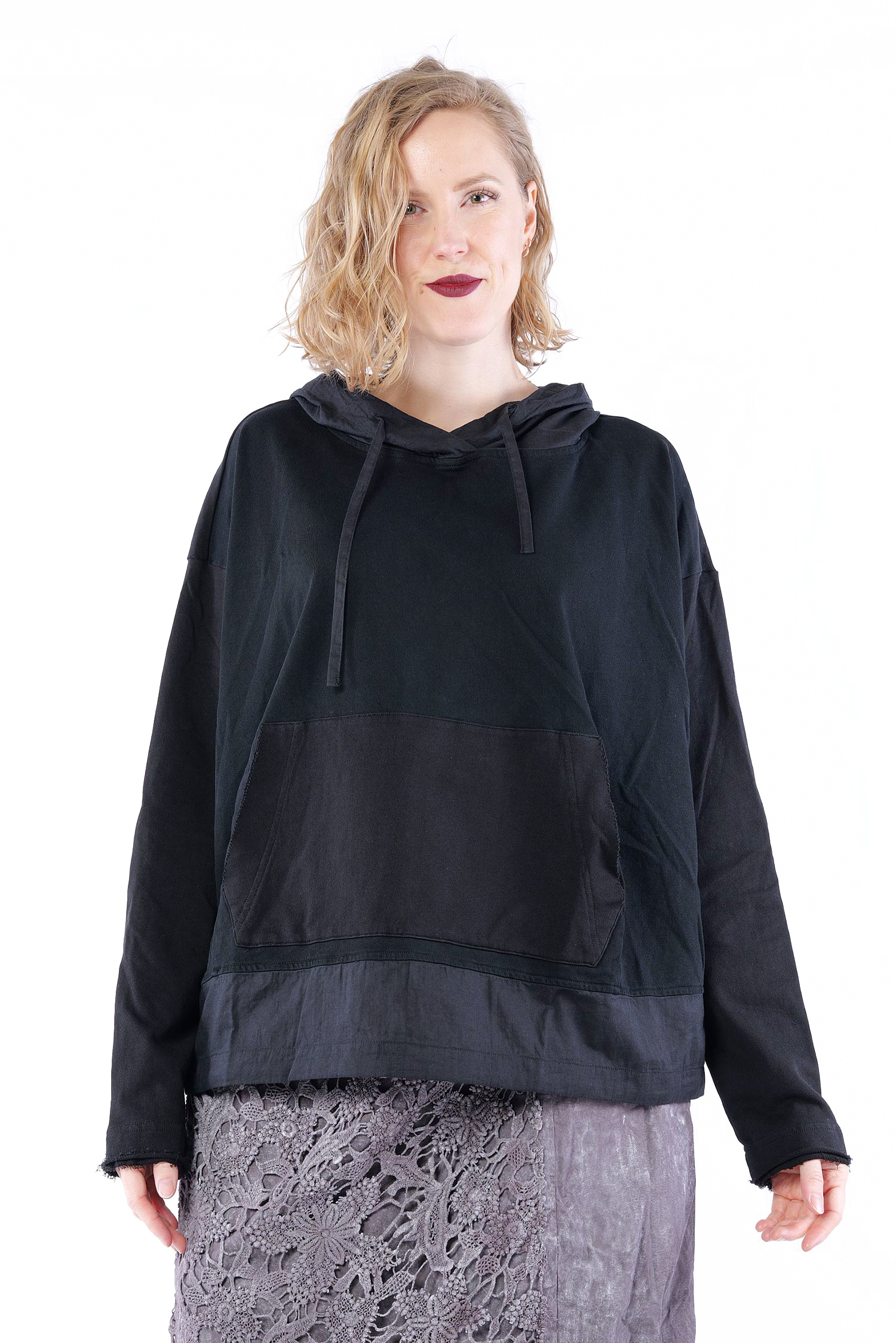 Oversized pullover - Black - 1263290517