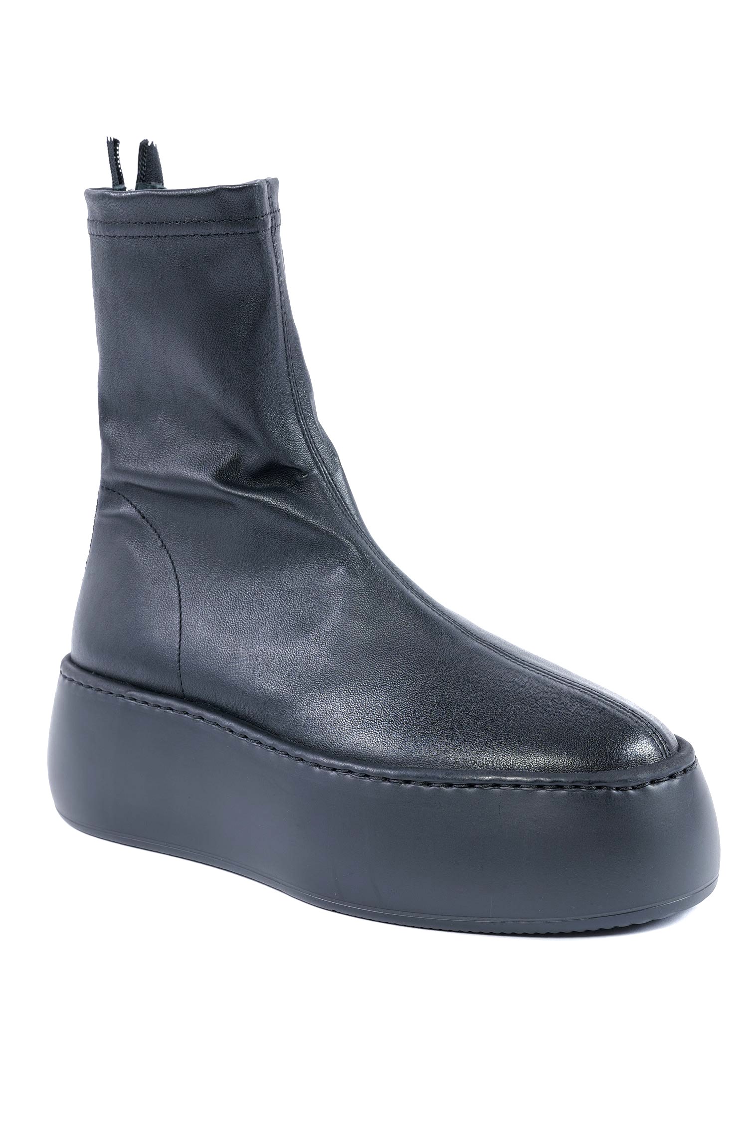 Plateau Boots - Schwarz - Vibe Stretch
