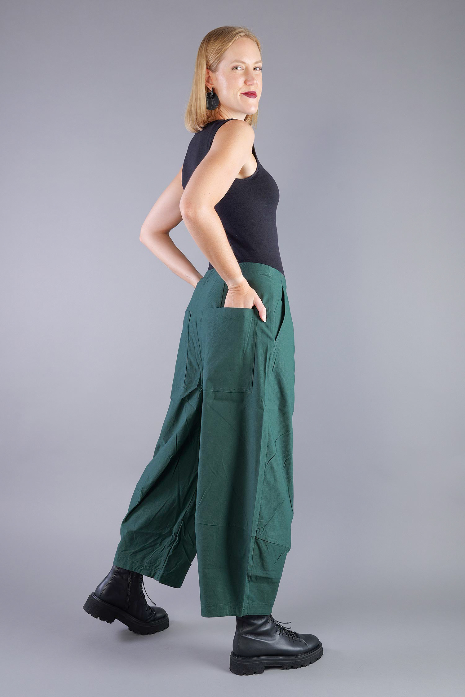 Tulpige Stretchhose - Forest - 2263220124