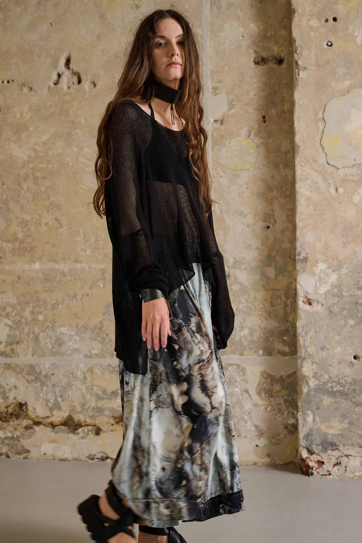 Weite Hose - All-over Print - Vres