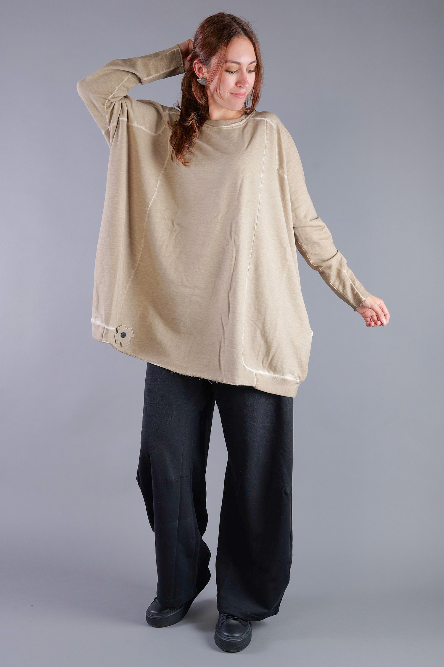 Oversize Sweatpullover - Desert - 2139