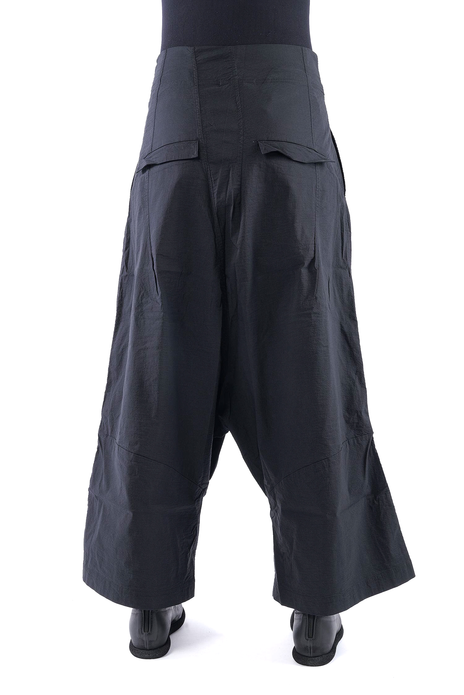 Wide stretch pants - Black - 2261240124