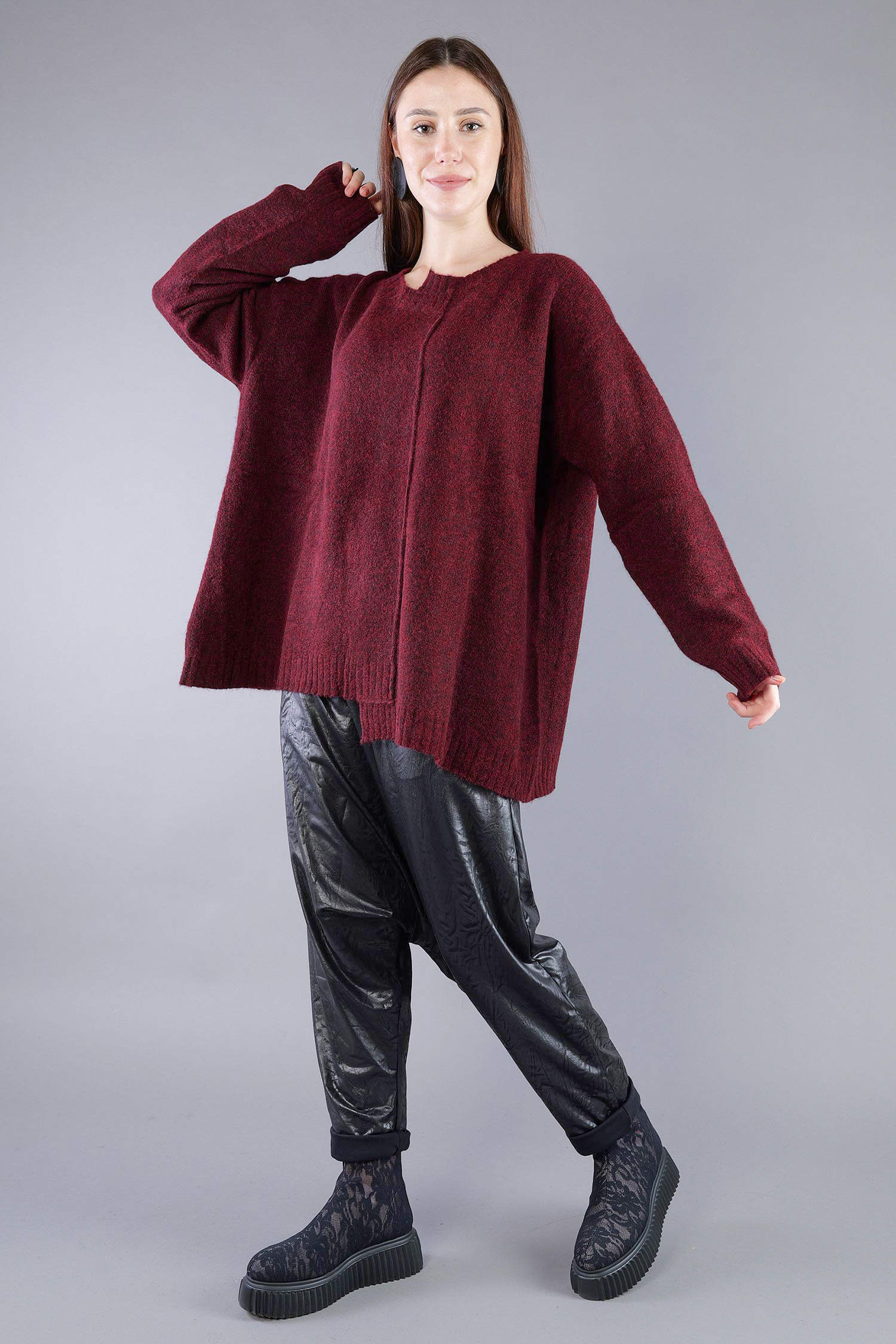 Strickpullover - Lava melange - 2263310701