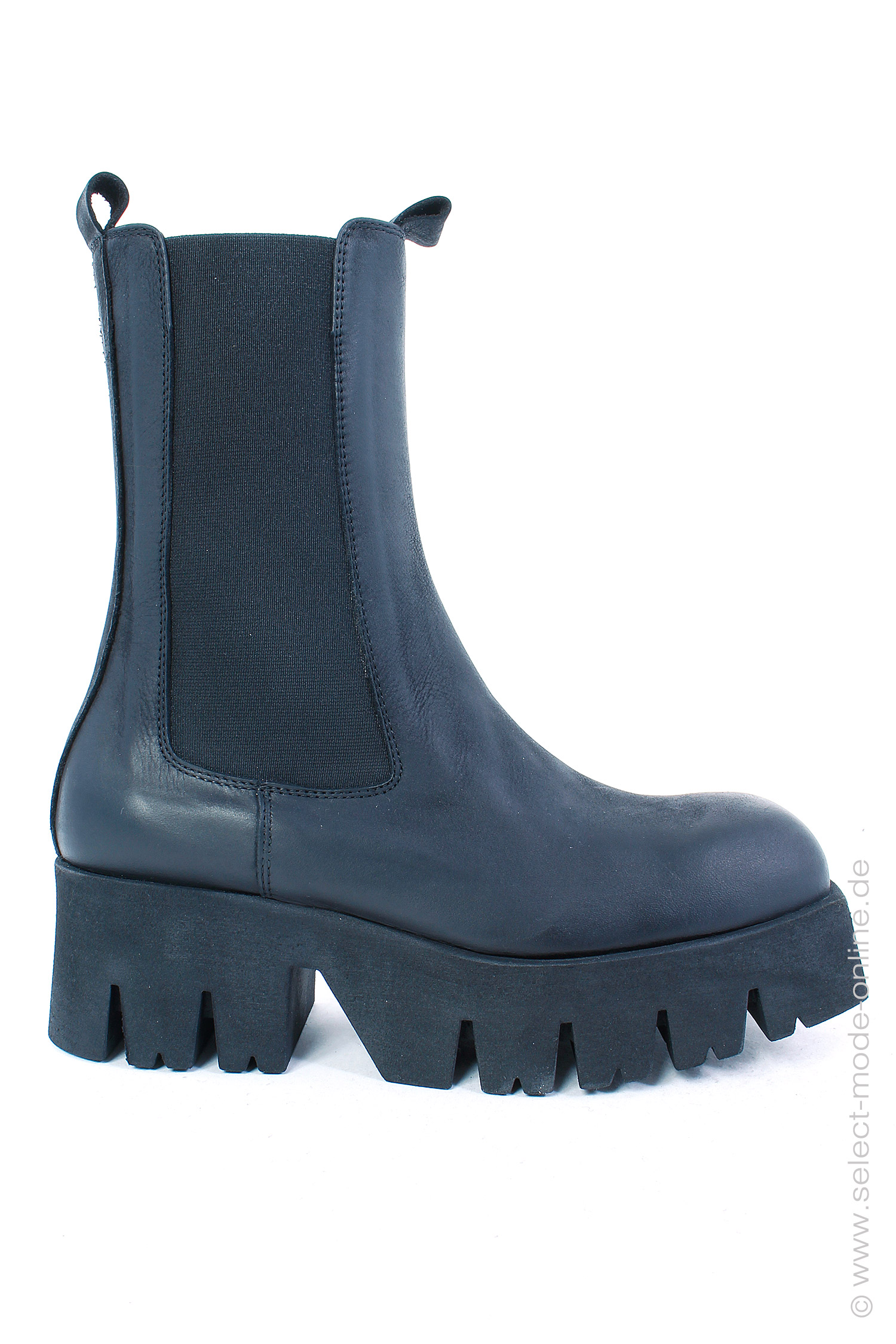 Eckige Chelsea Boots - schwarz - 4224